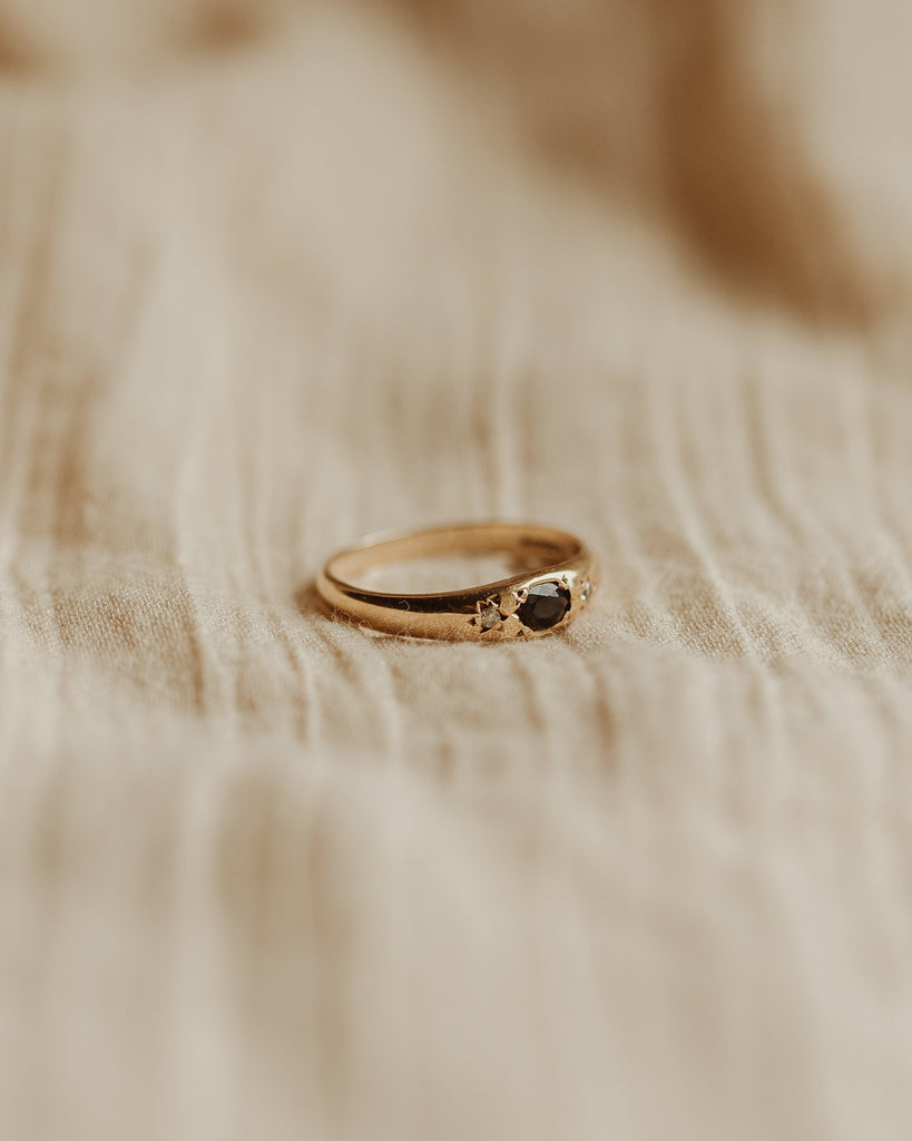 Candace 9ct Gold Sapphire & Diamond Ring