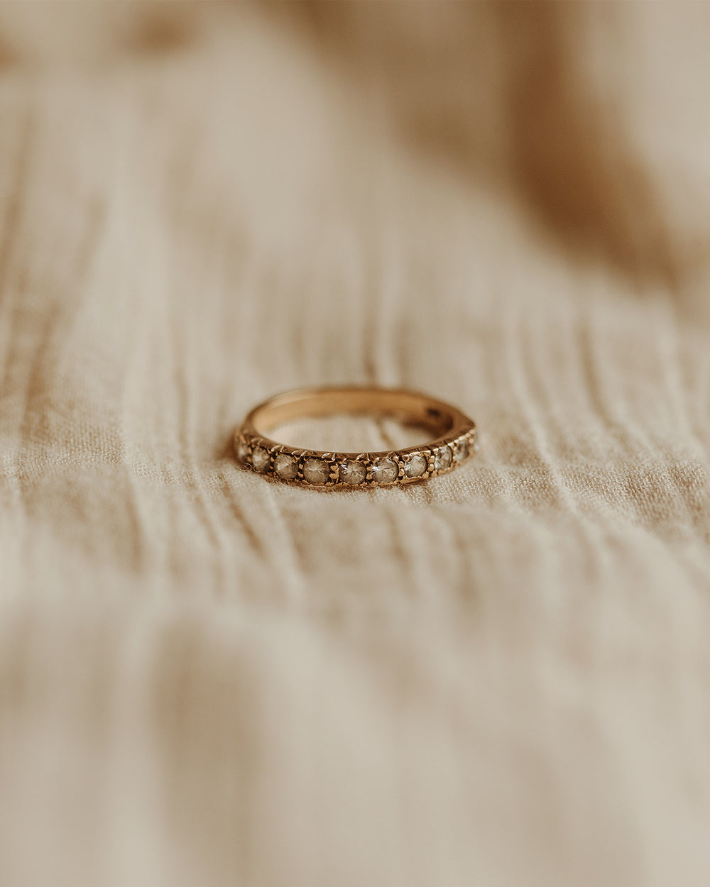 Cecilia 9ct Gold Half Eternity Ring