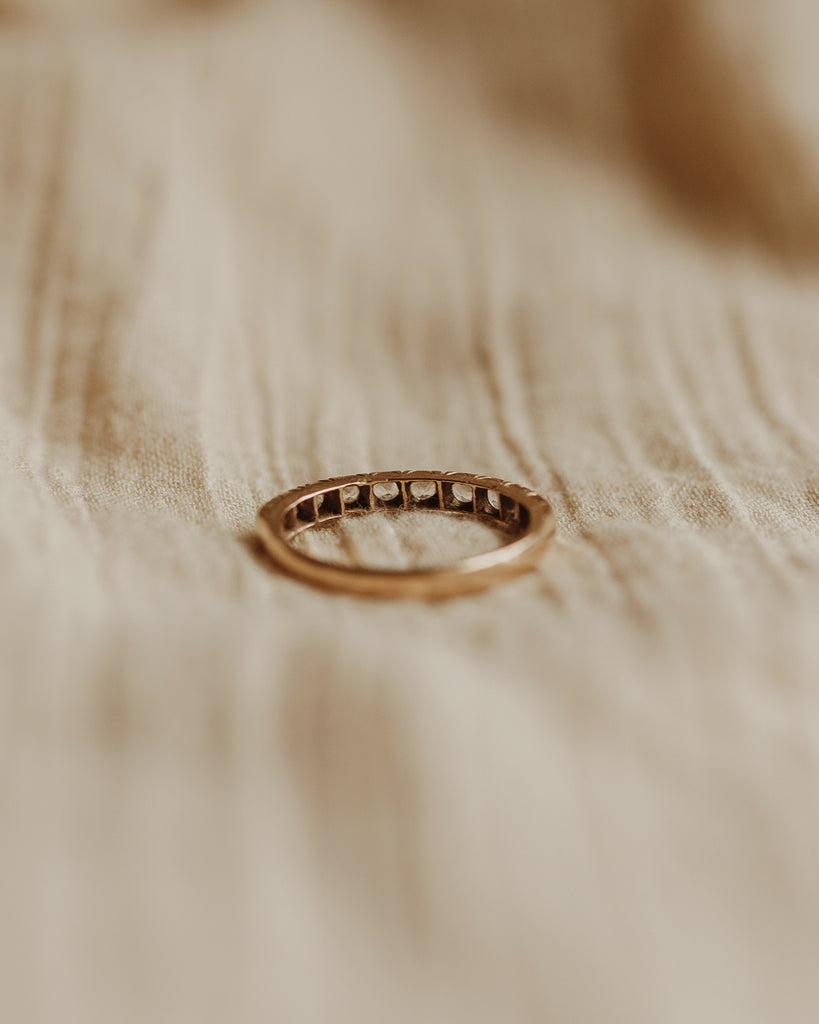 Cecilia 9ct Gold Half Eternity Ring