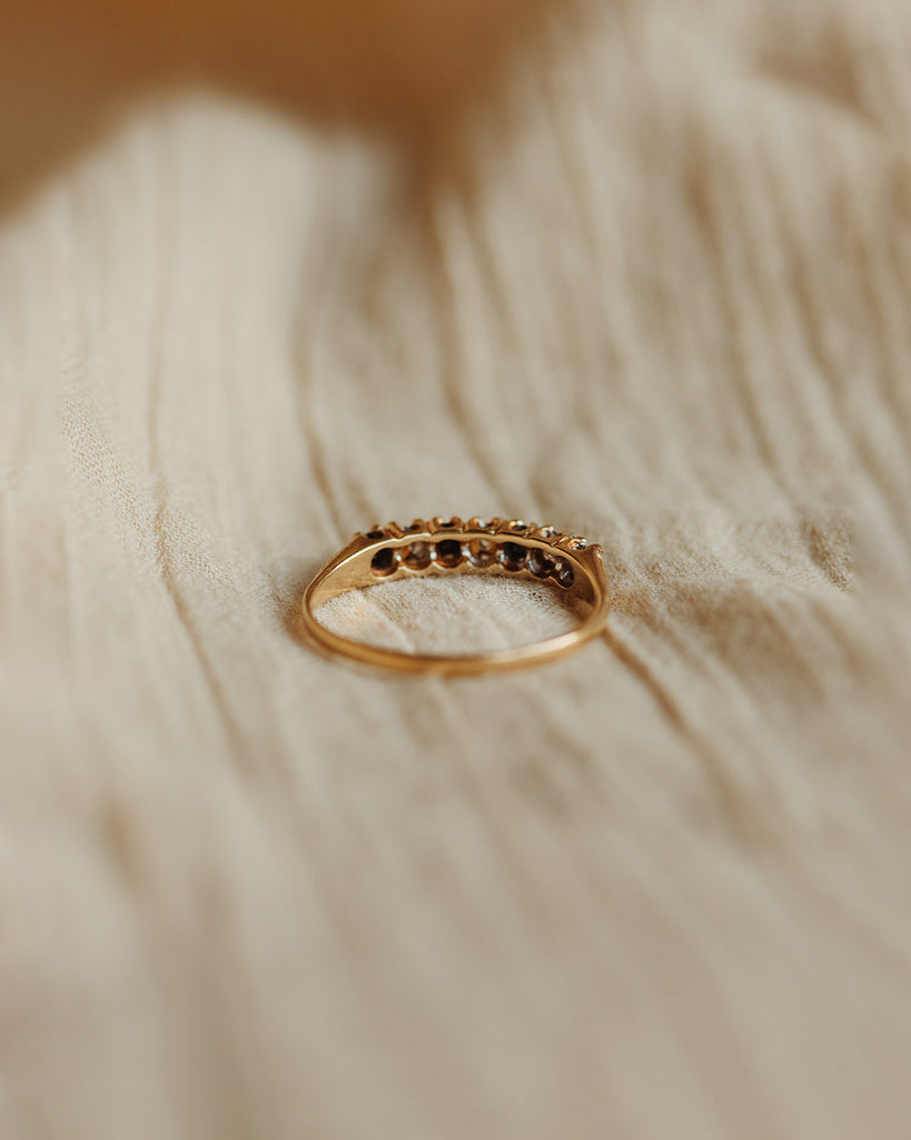 Lillian 9ct Gold Sapphire & Diamond Ring