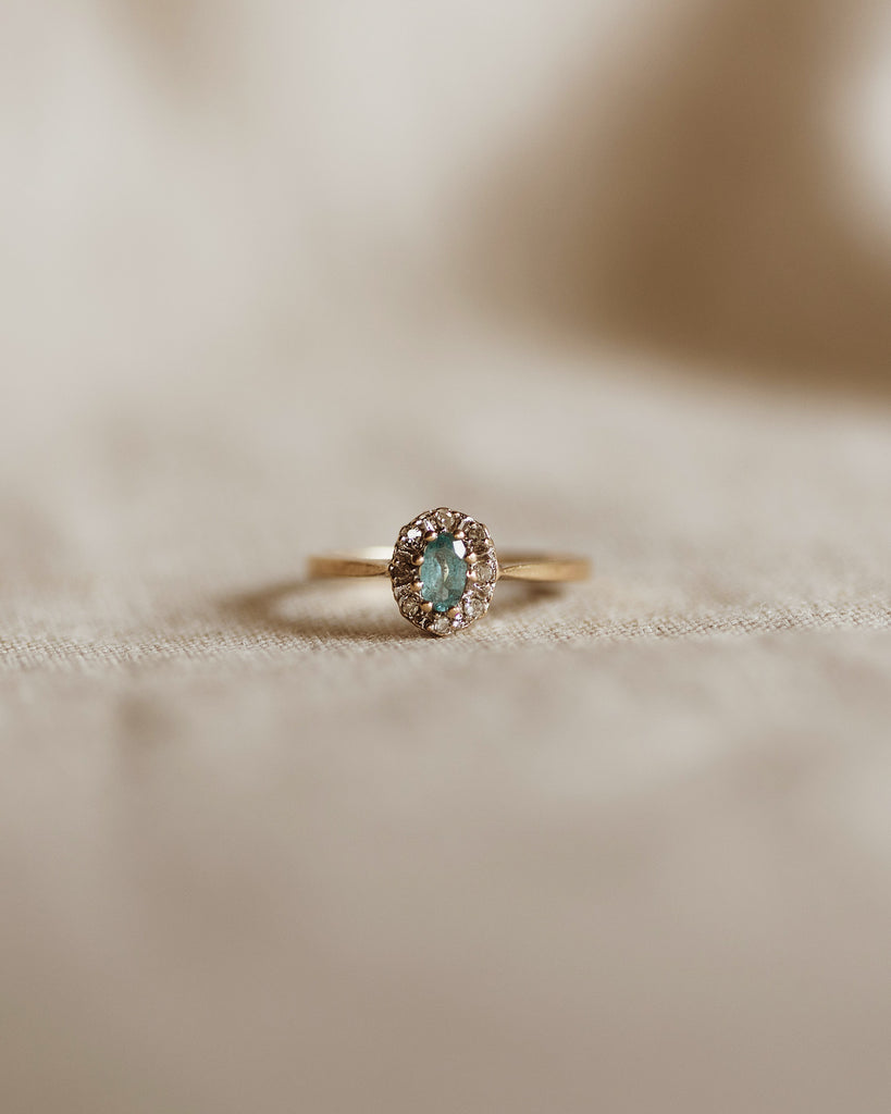 Ossie 9ct Gold Blue Topaz Ring