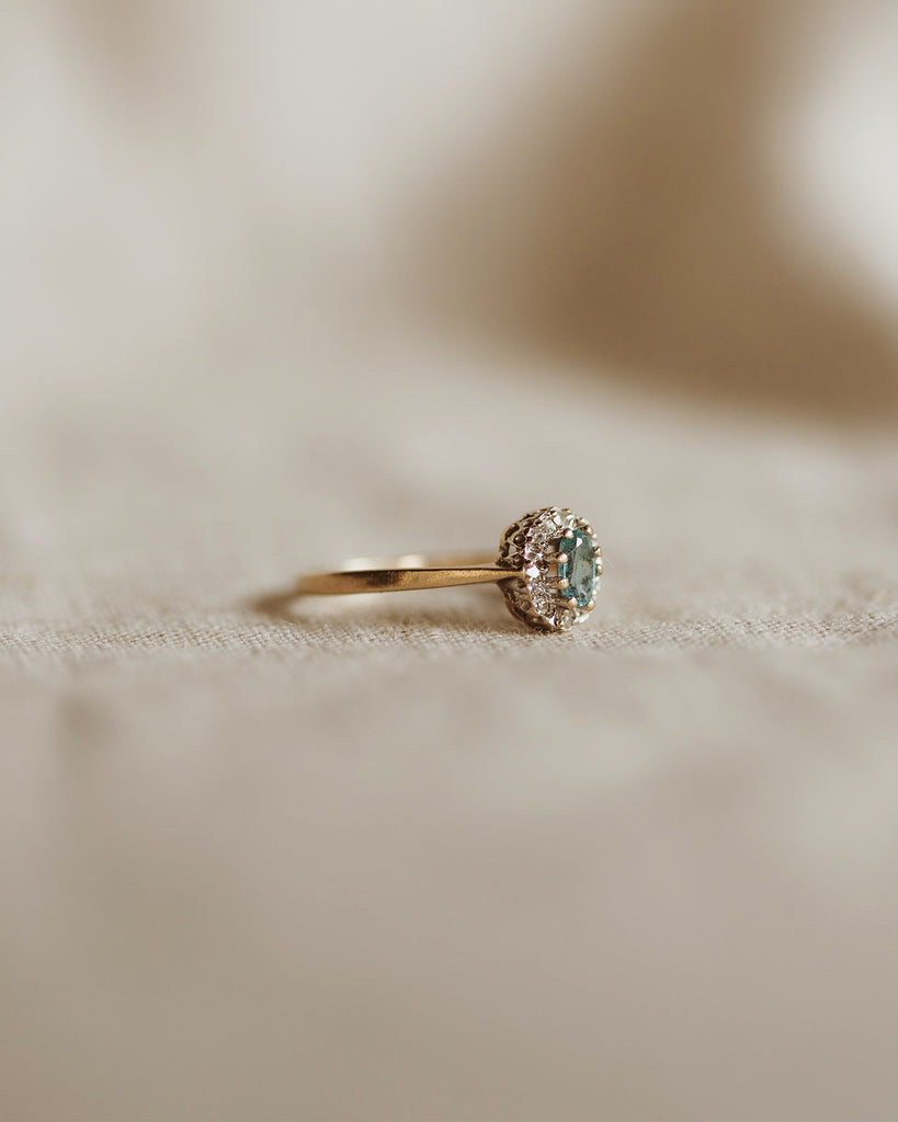 Ossie 9ct Gold Blue Topaz Ring