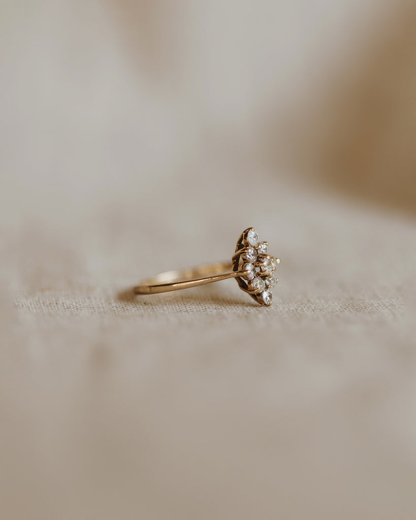 Chloe 9ct Gold Cluster Ring