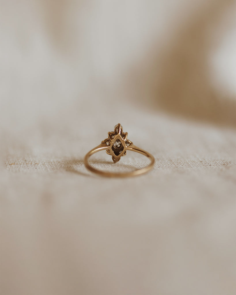 Chloe 9ct Gold Cluster Ring