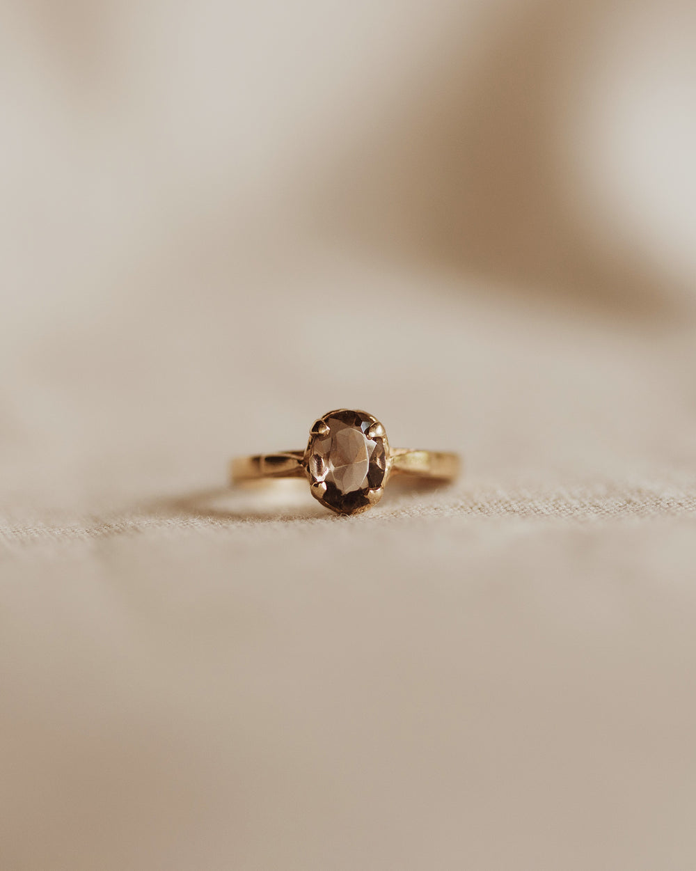 Muriel 9ct Gold Smokey Quartz Ring