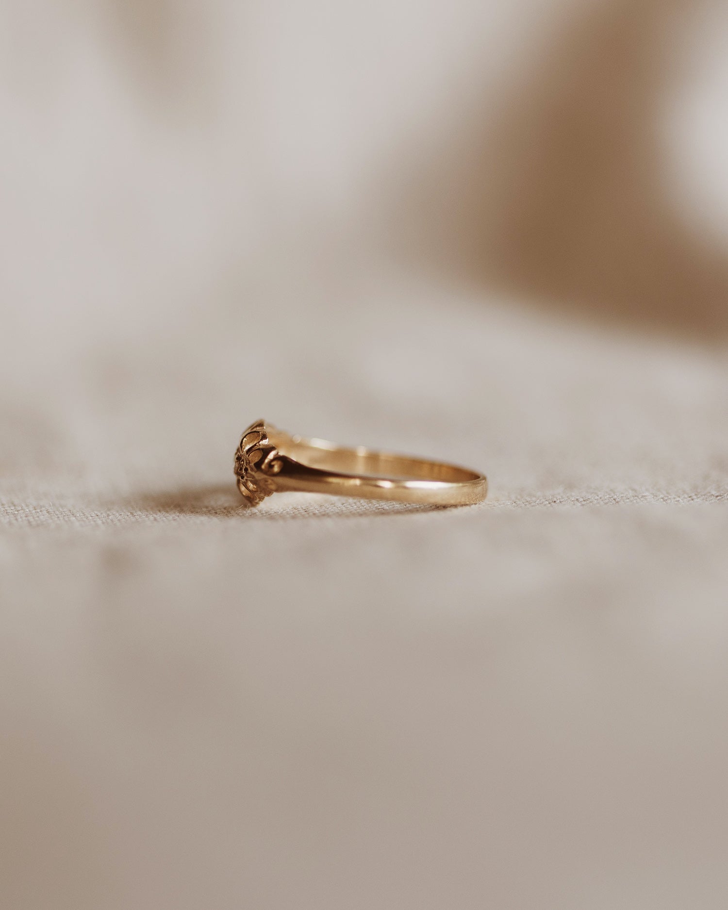 Maggie 9ct Gold Emerald & Diamond Ring