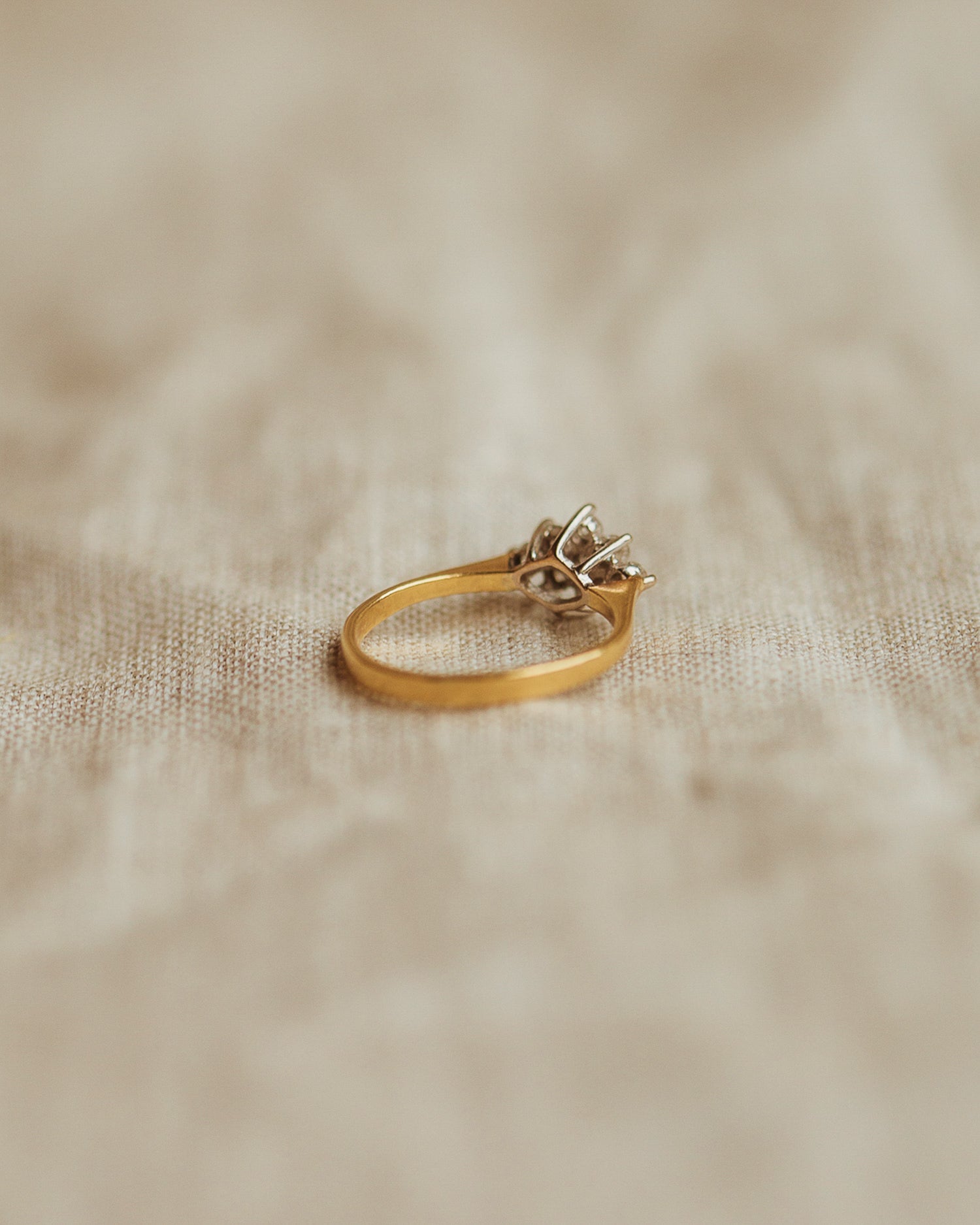 Posey 18ct Gold Diamond Cluster Ring