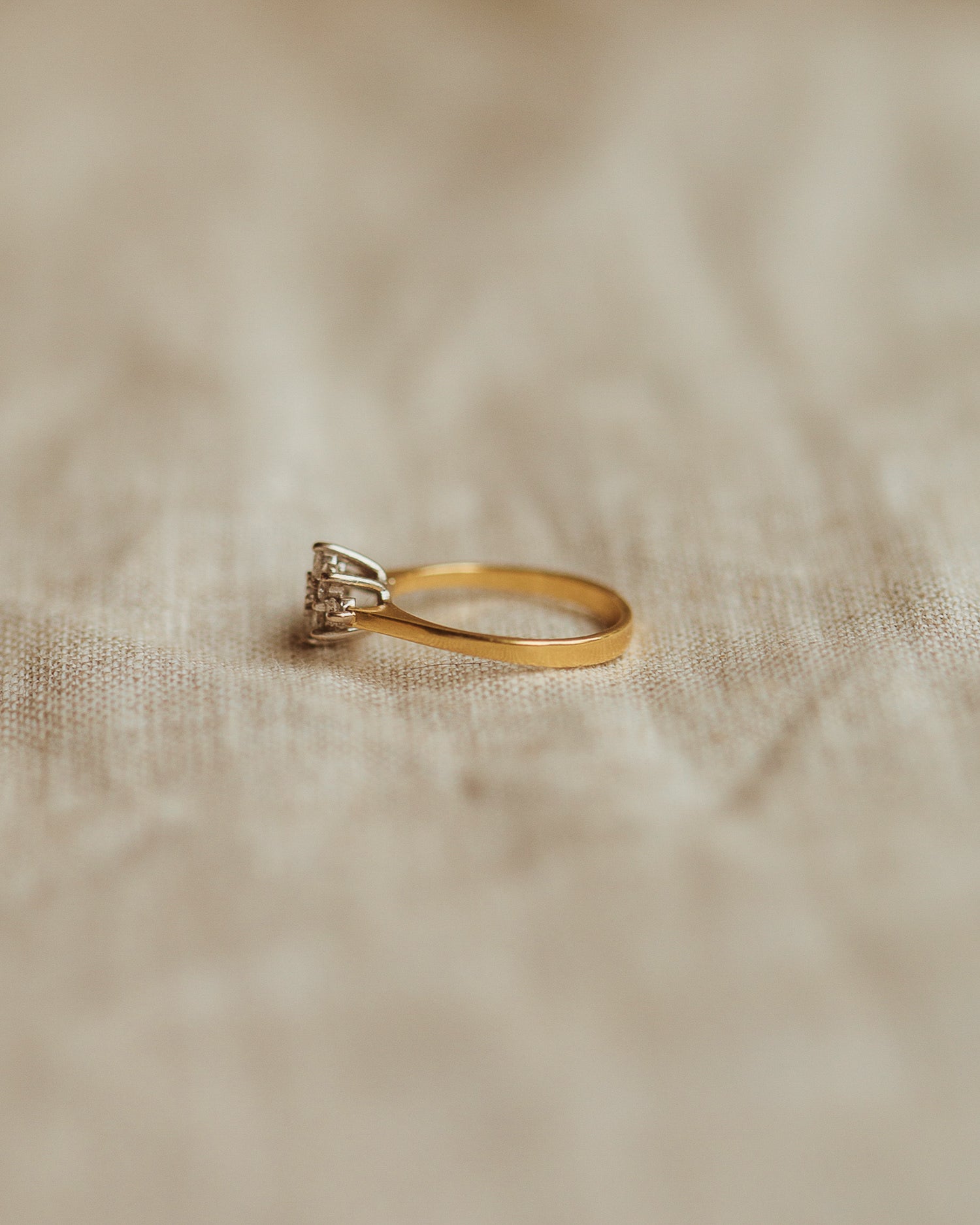 Posey 18ct Gold Diamond Cluster Ring