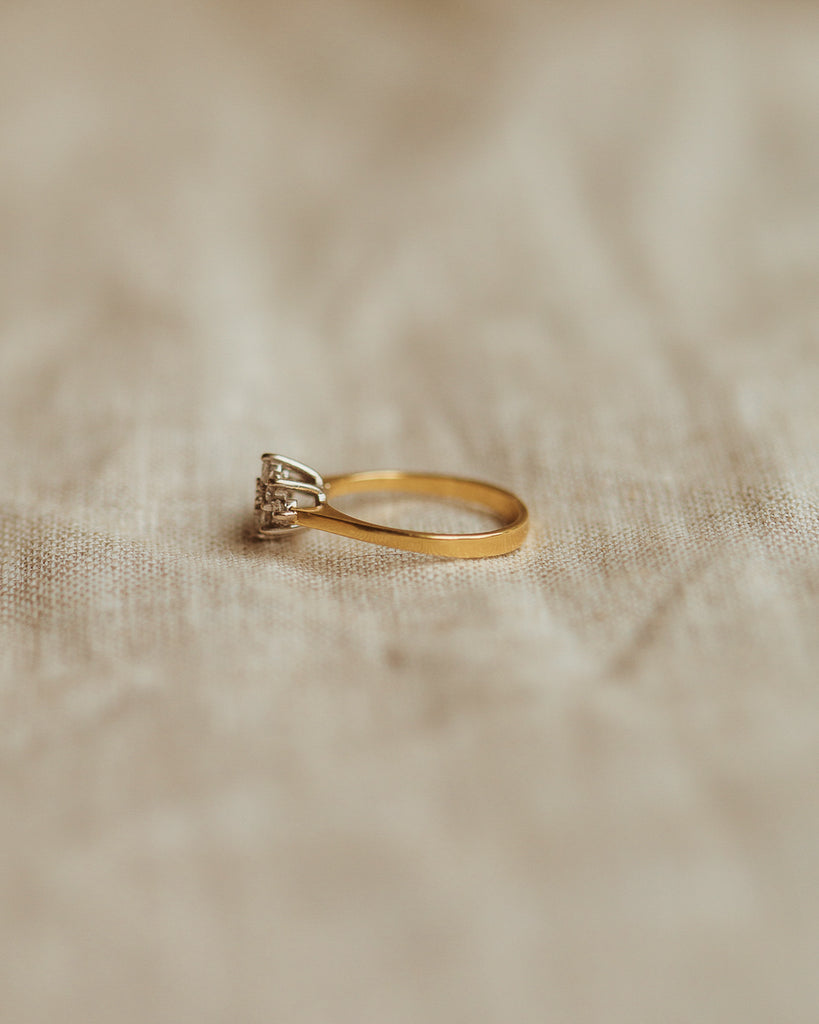 Posey 18ct Gold Diamond Cluster Ring