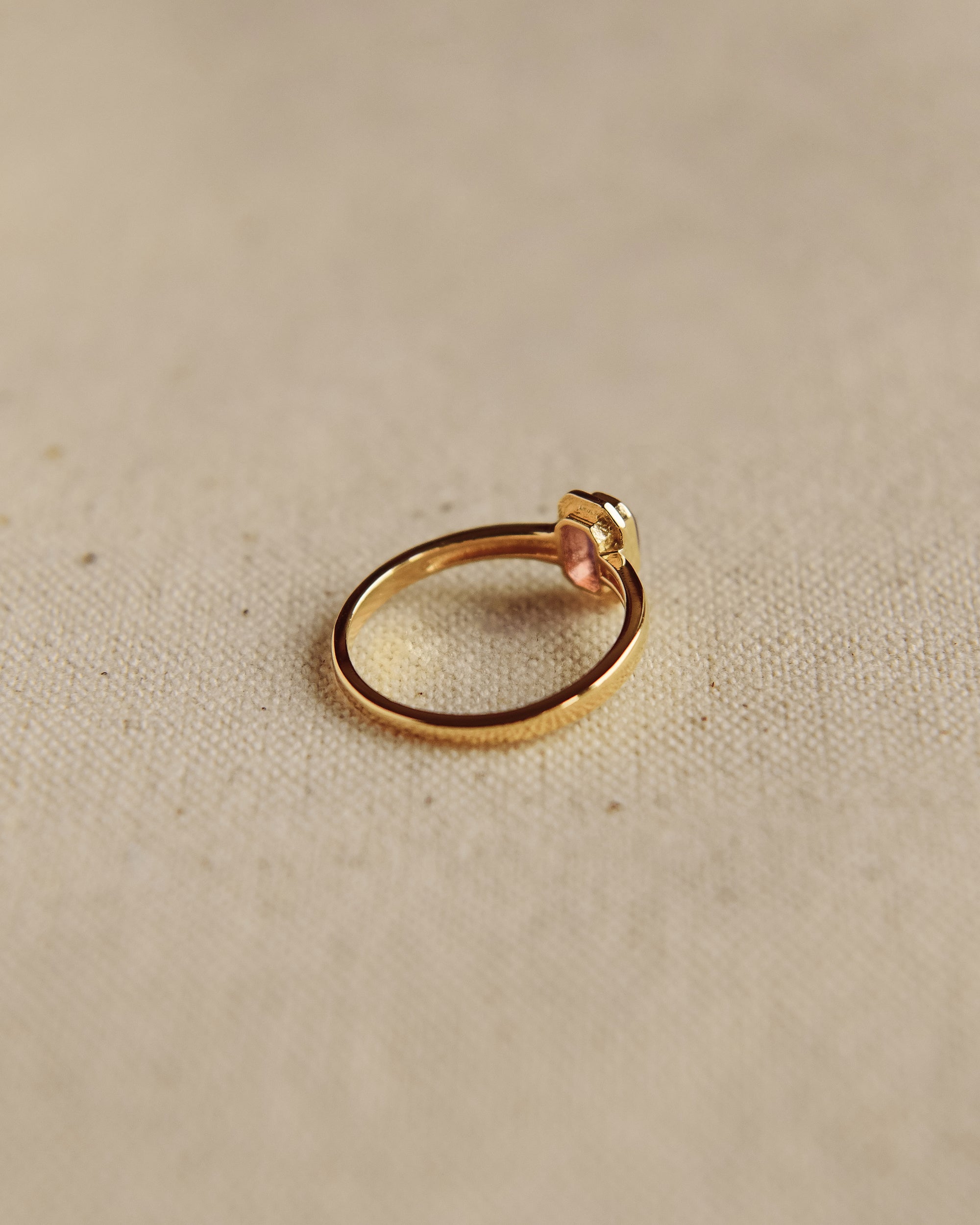 Frances Gold Vermeil Birthstone Ring - February