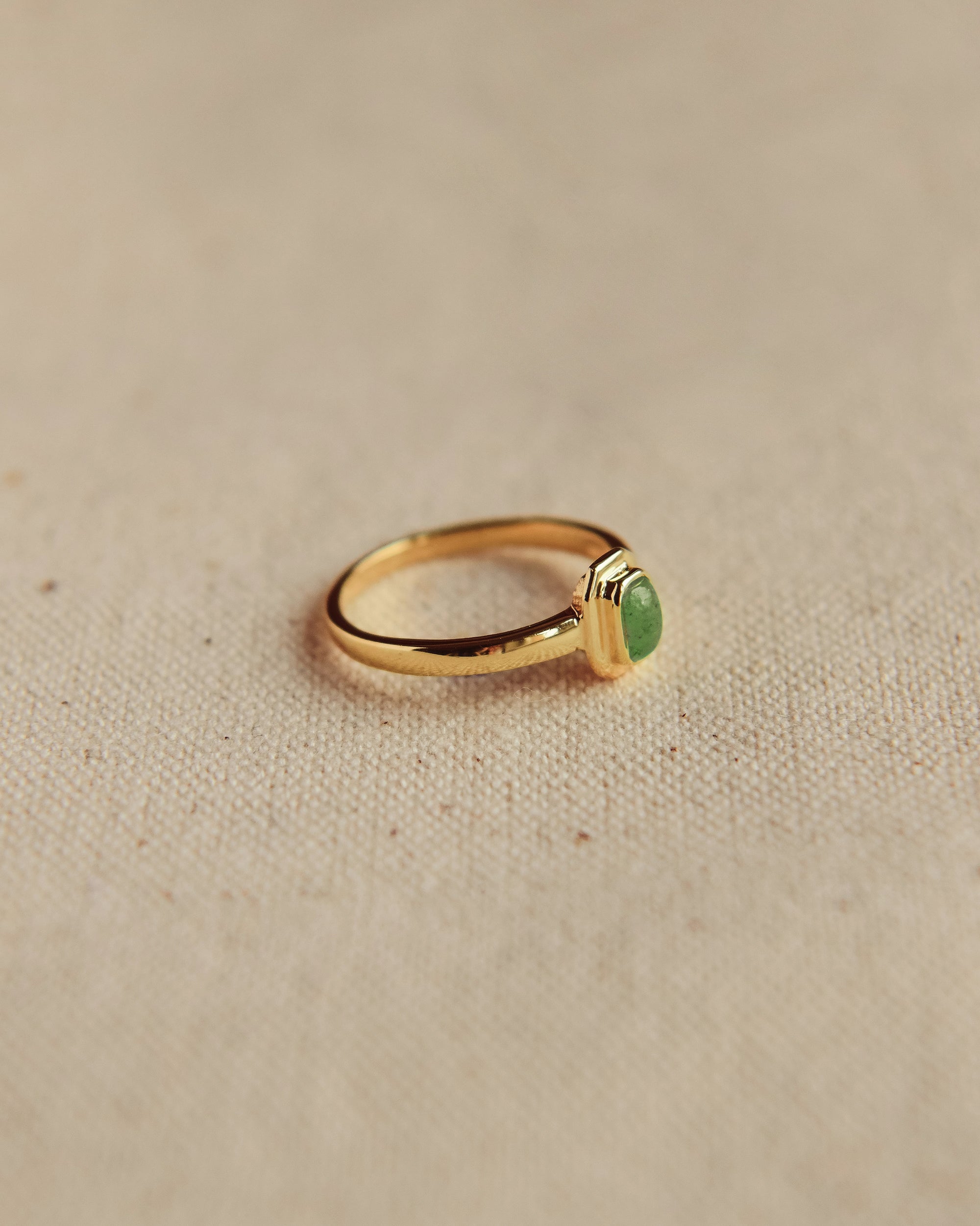 Frances Gold Vermeil Birthstone Ring - May