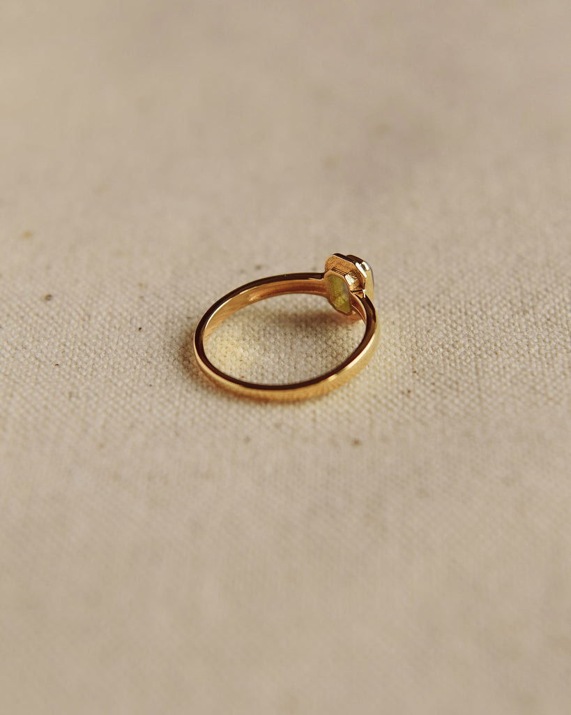 Frances Gold Vermeil Birthstone Ring - May