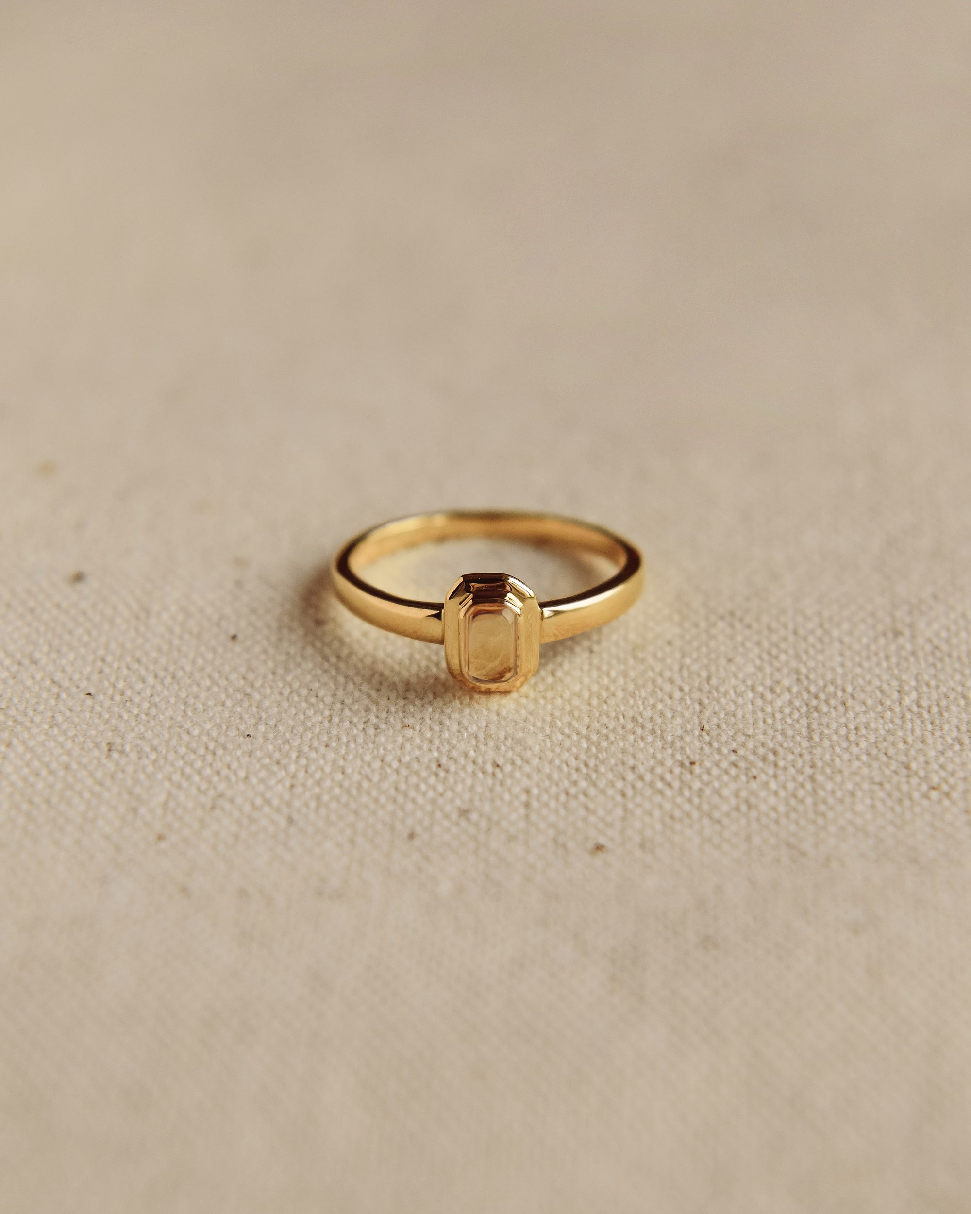 Frances Gold Vermeil Birthstone Ring November Rock N Rose