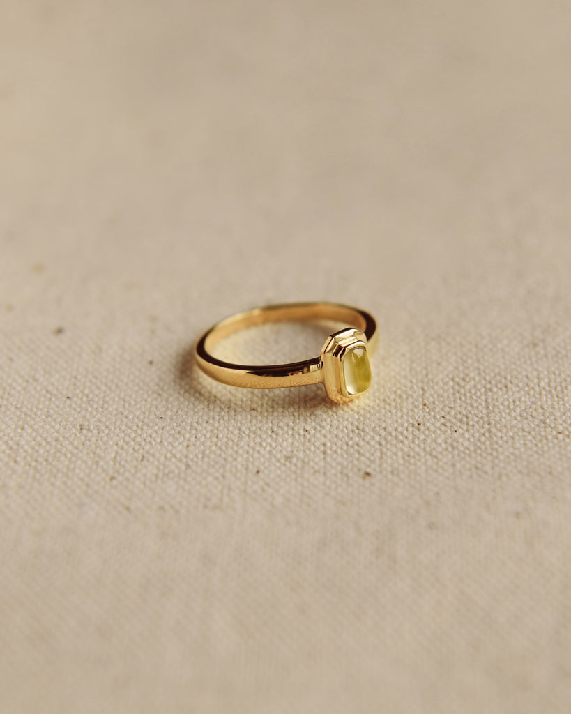 Frances Gold Vermeil Birthstone Ring - August