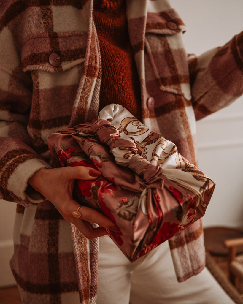 Eleanor Floral Square Scarf