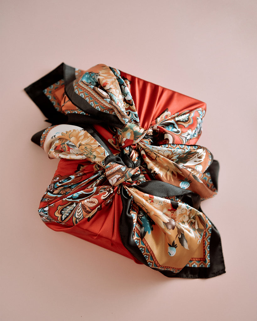 Agatha Floral & Paisley Square Scarf