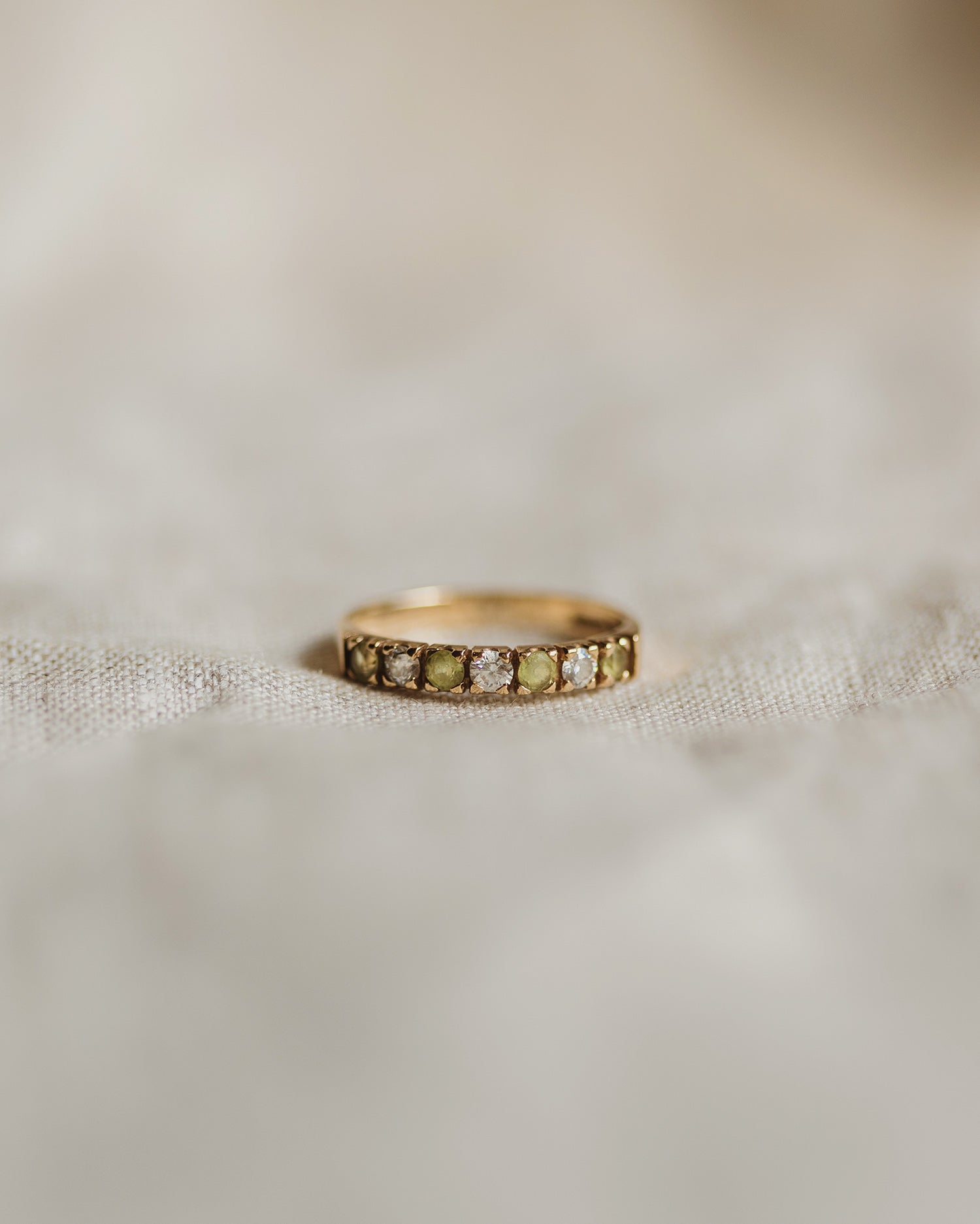 Image of Birdie 9ct Gold Peridot Ring