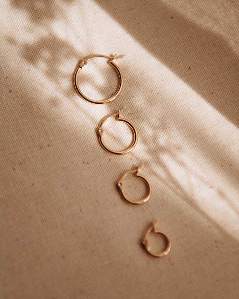 Irma Gold Vermeil 15mm Hoops