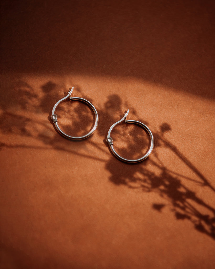 Irma Sterling Silver 20mm Hoops