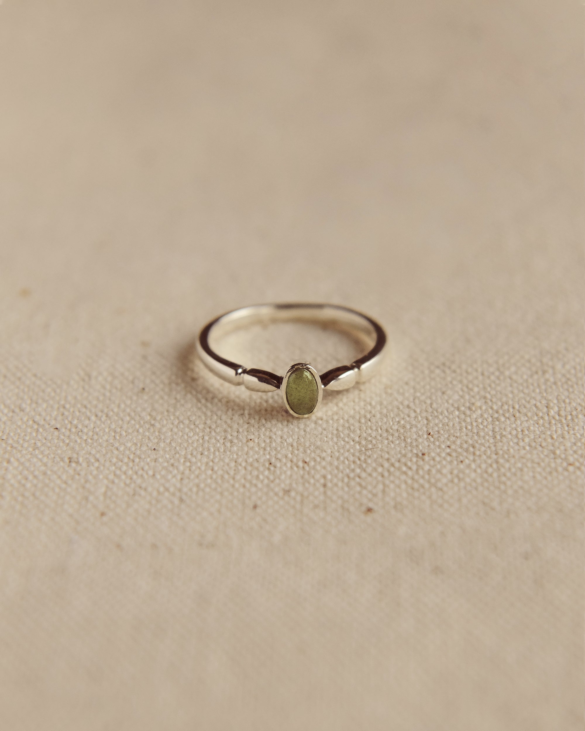 Joanie Sterling Silver Birthstone Ring - August