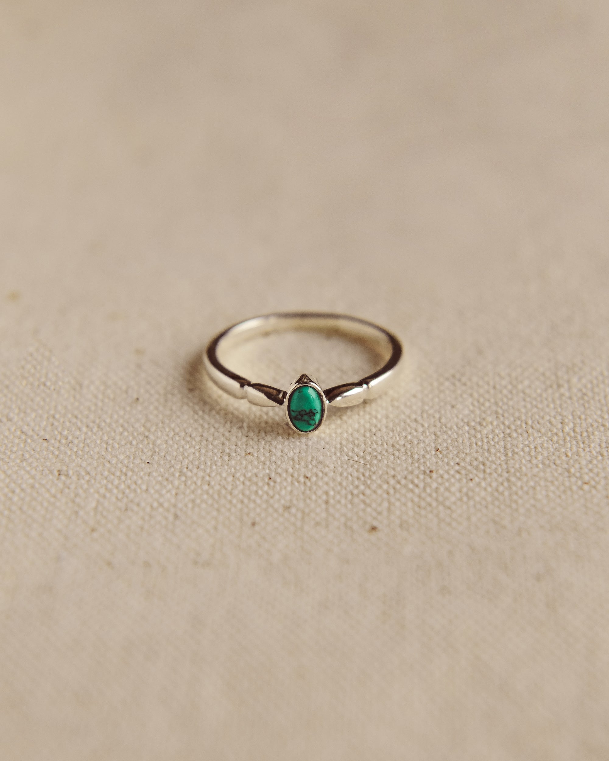 Image of Joanie Sterling Silver Birthstone Ring - December