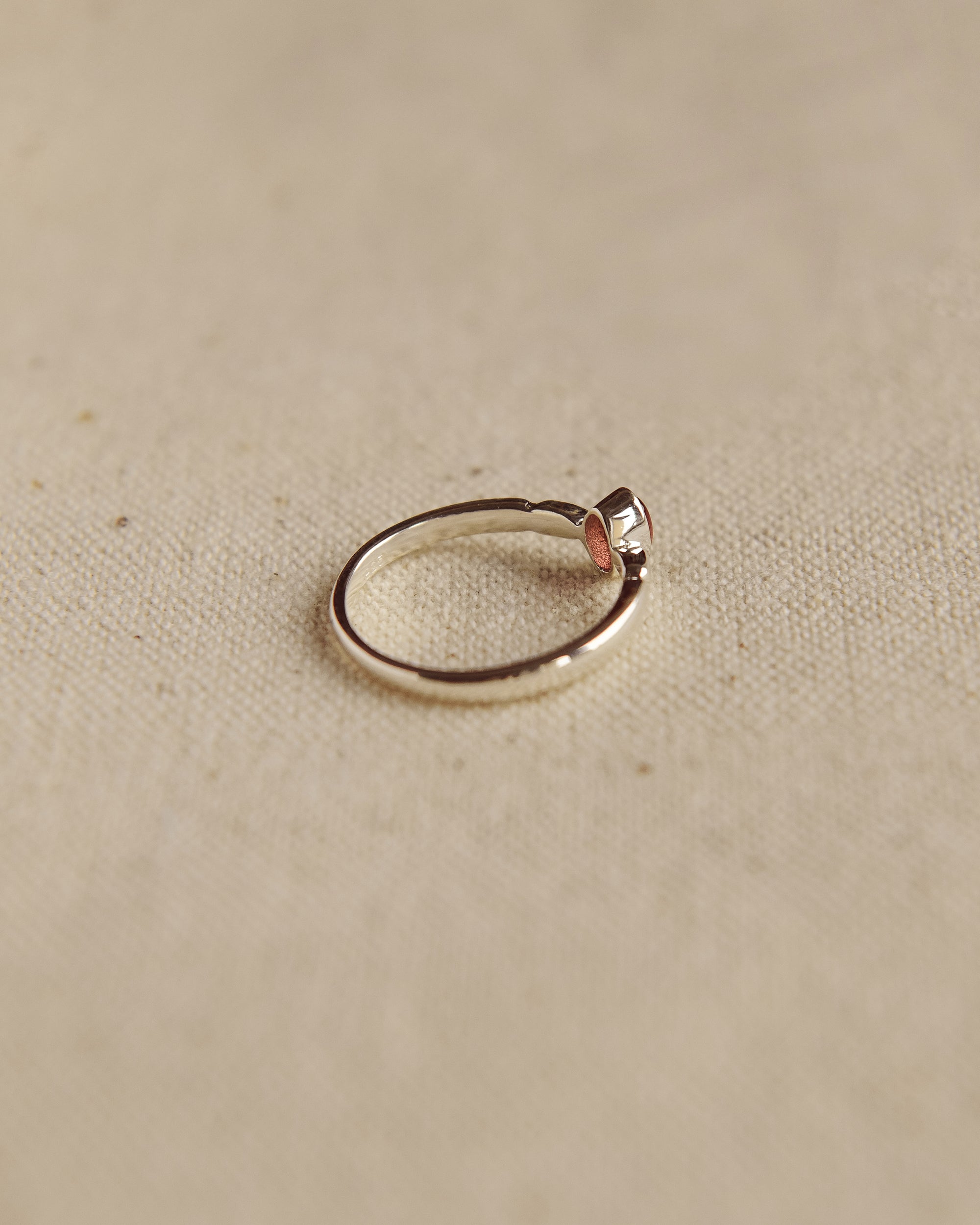 Joanie Sterling Silver Birthstone Ring - January