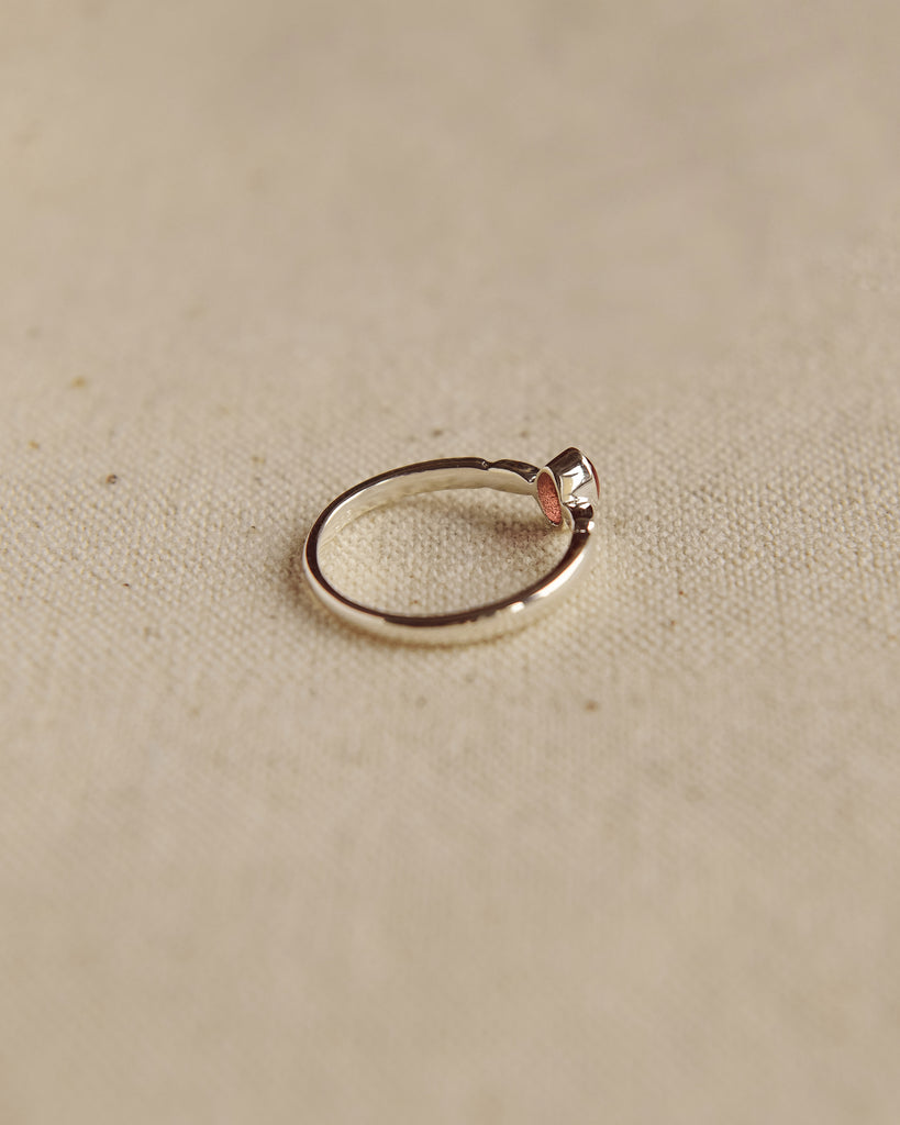 Joanie Sterling Silver Birthstone Ring - January