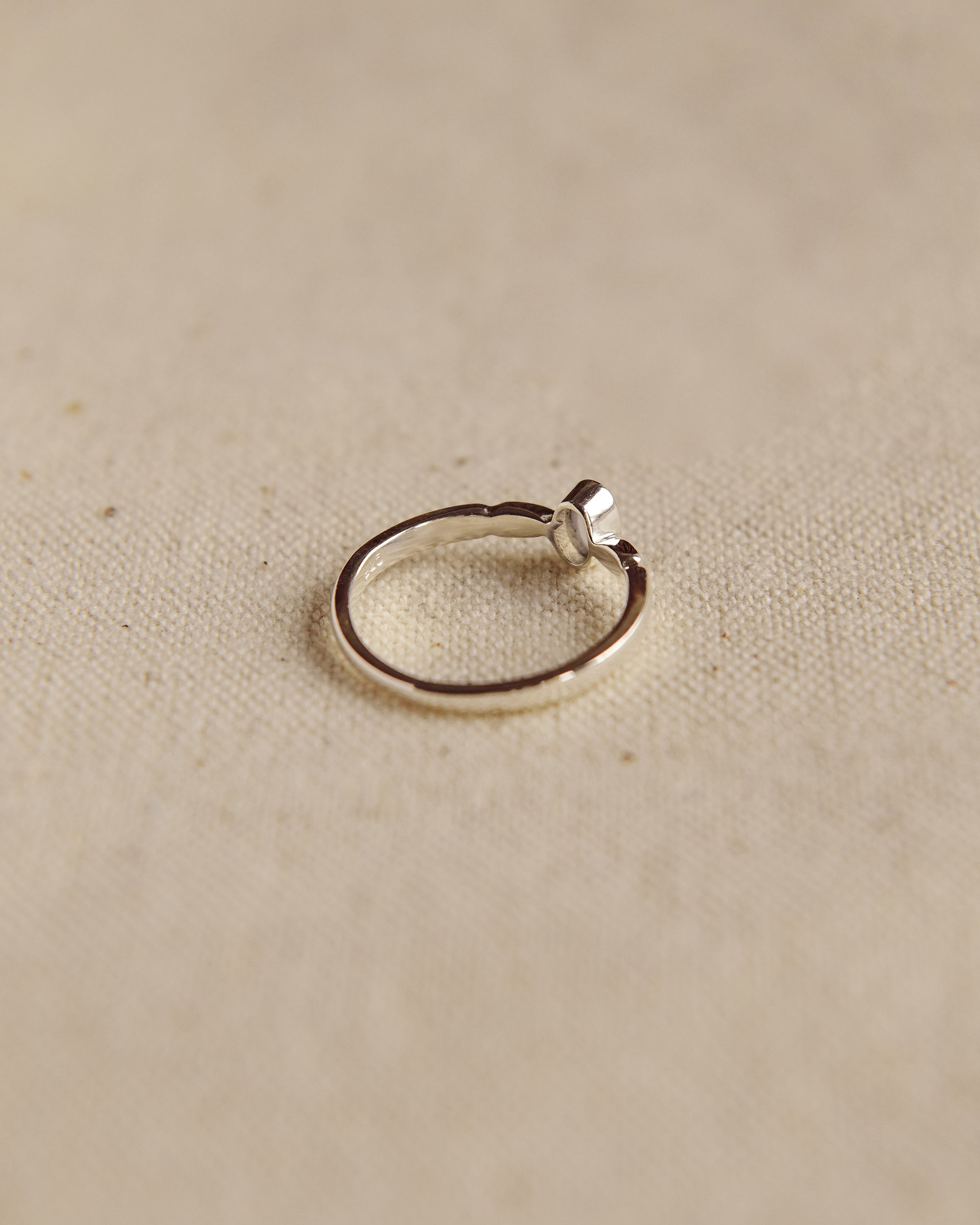 Joanie Sterling Silver Birthstone Ring - March