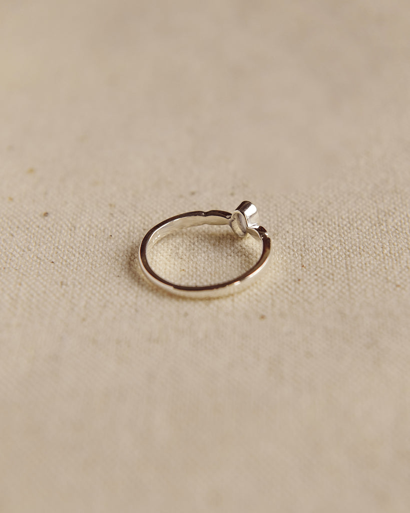 Joanie Sterling Silver Birthstone Ring - March