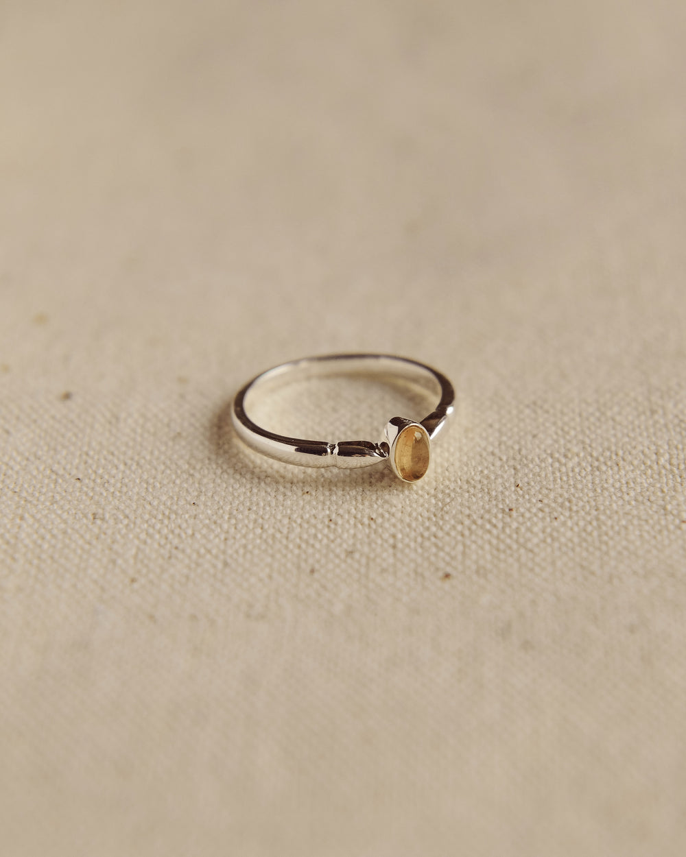 Joanie Sterling Silver Birthstone Ring - November