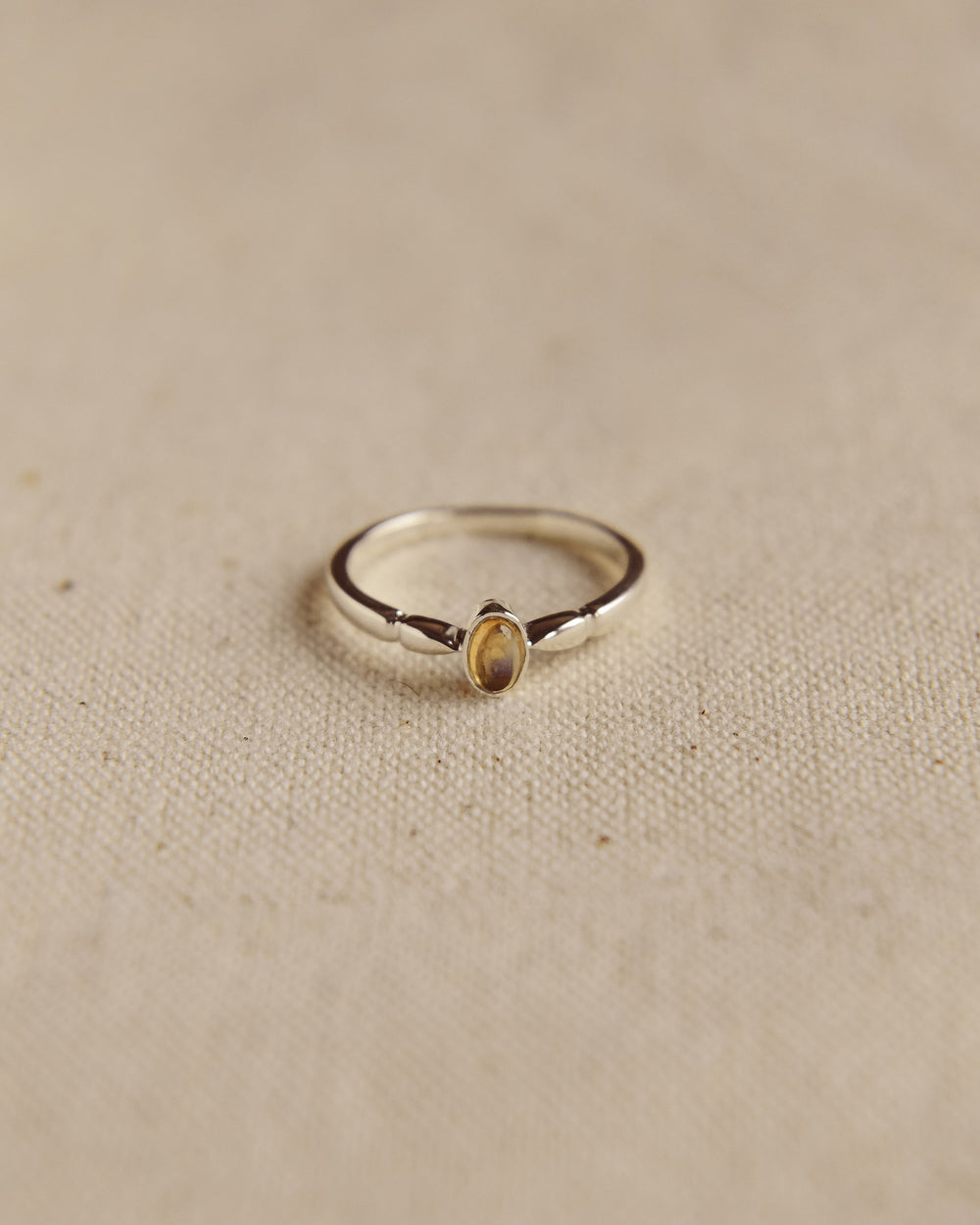 Joanie Sterling Silver Birthstone Ring - November