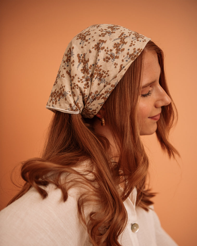 Kate Ditsy Floral Cotton Scarf