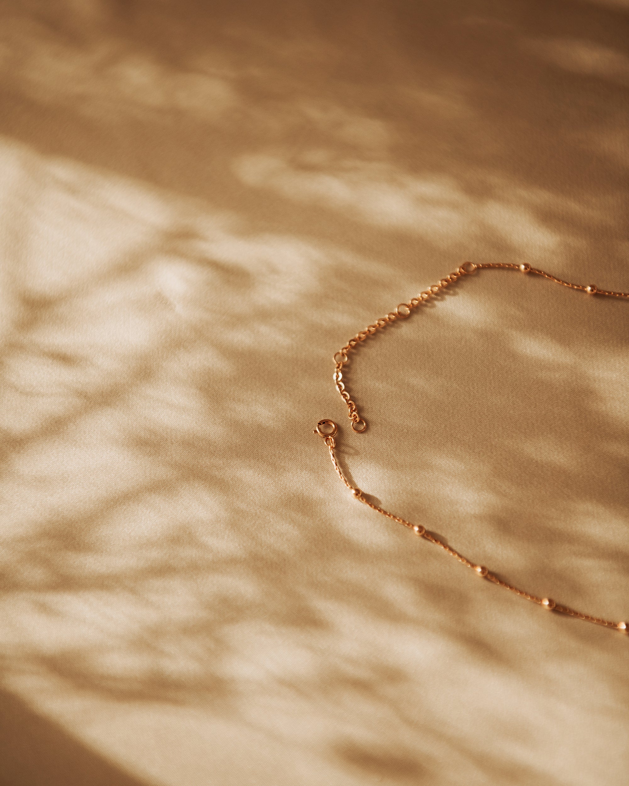 Laurel Gold Vermeil Beaded Chain Necklace