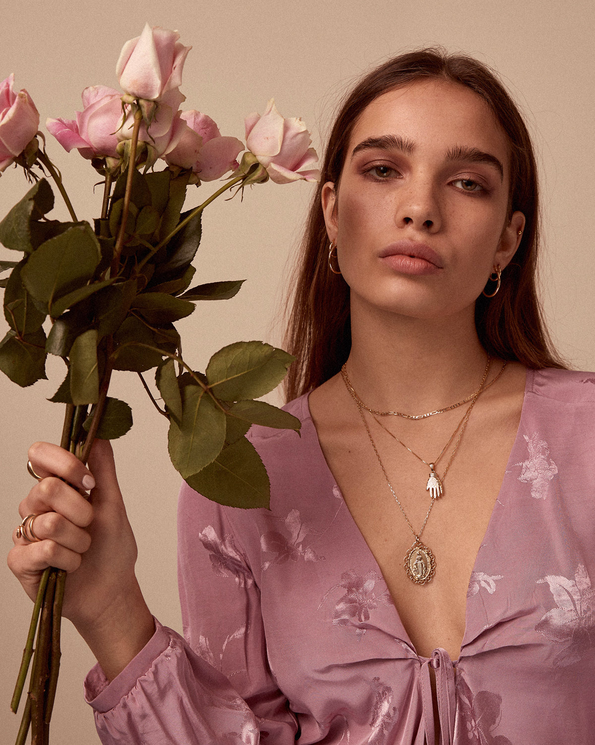 Lois Gold Vermeil Delicate Figaro Chain Necklace