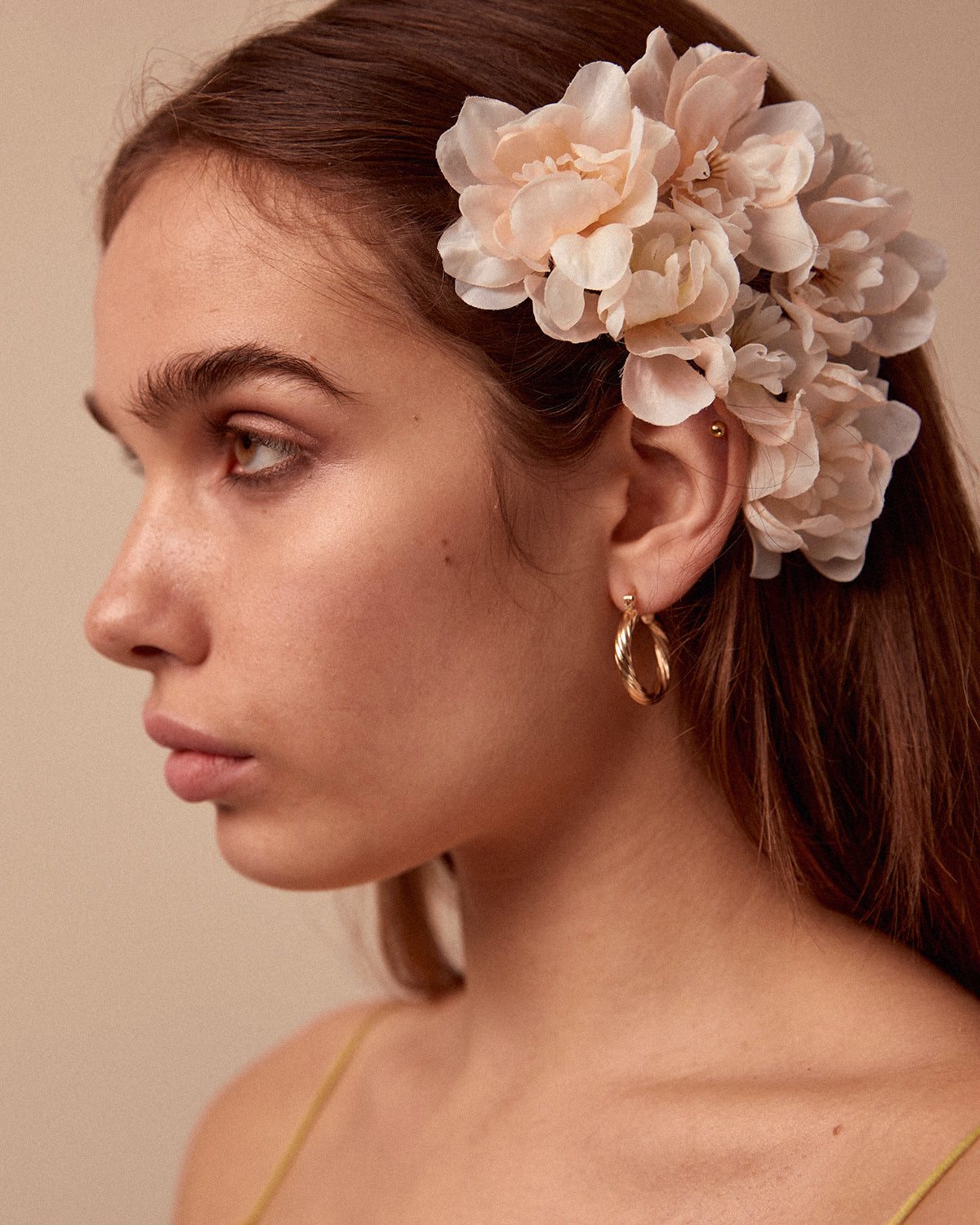 Franny Flower Hair Pins - Blush