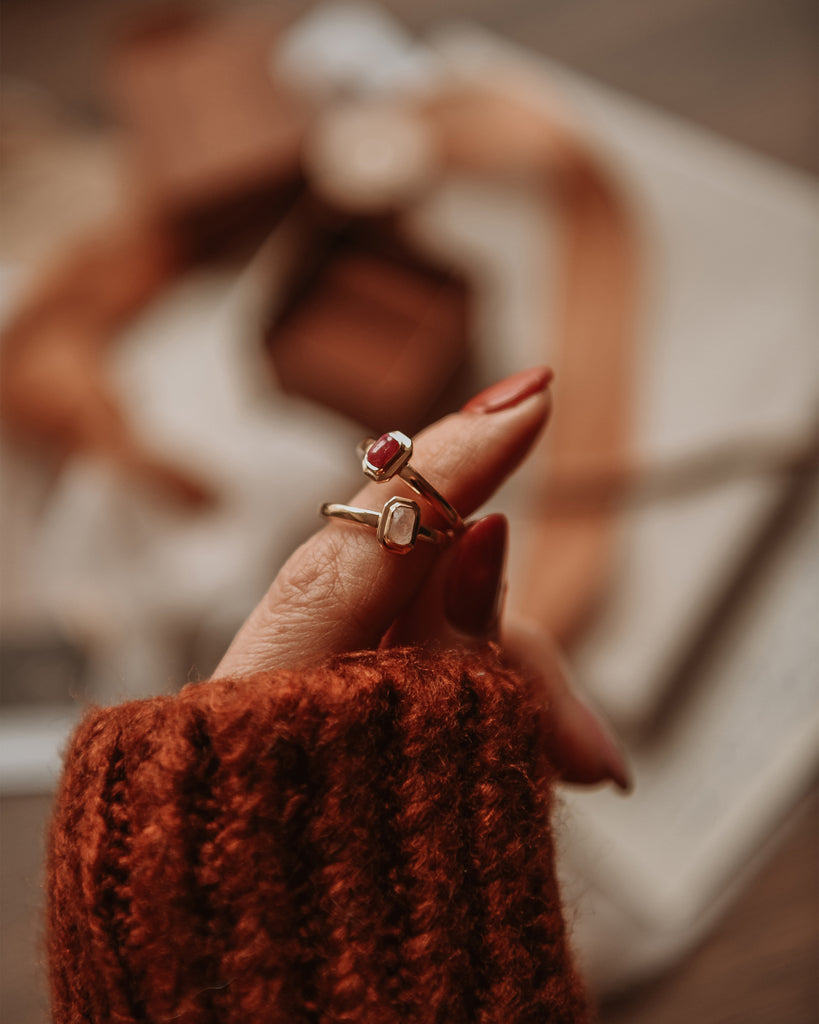 Frances Gold Vermeil Birthstone Ring - July