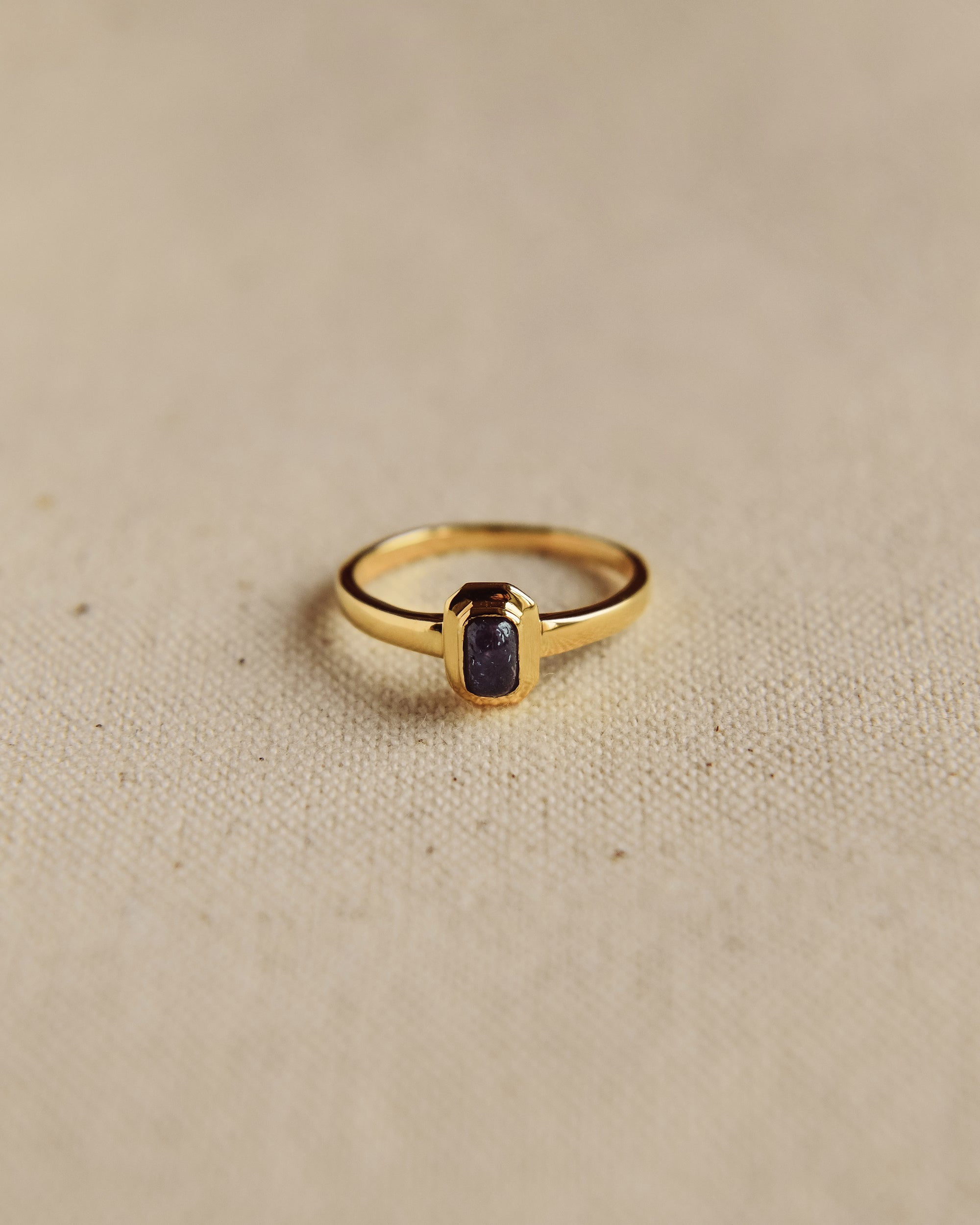 Image of Frances Gold Vermeil Birthstone Ring - September