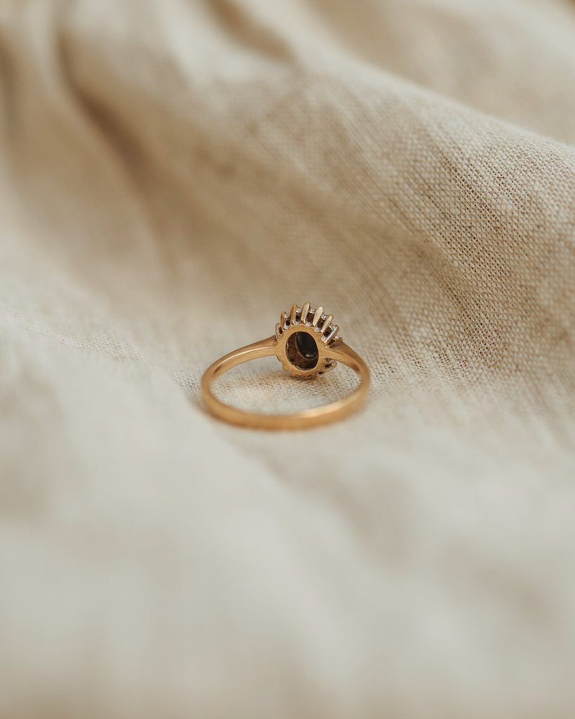 Violet 9ct Gold Sapphire & Diamond Ring