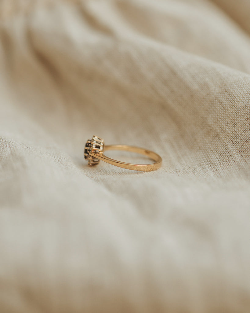 Violet 9ct Gold Sapphire & Diamond Ring