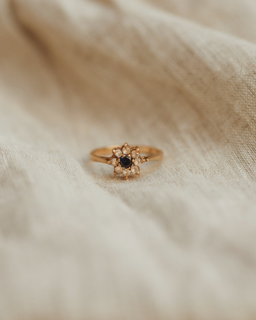 Fauna 1979 9ct Gold Sapphire Ring