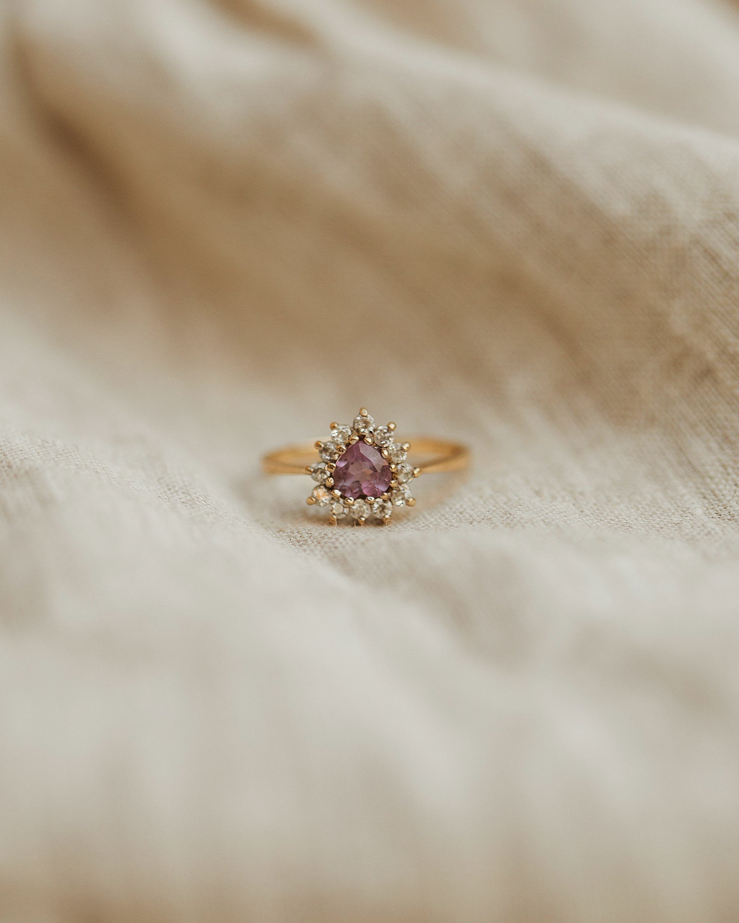 Image of Edalyn 9ct Gold Amethyst Ring