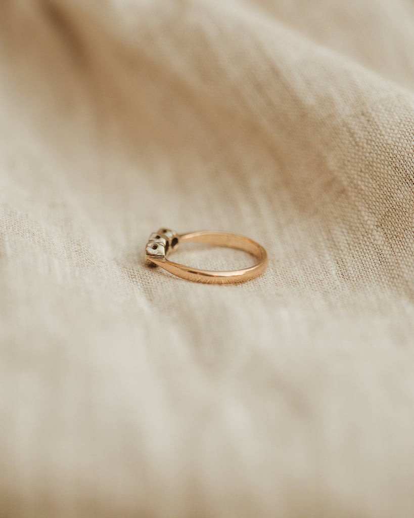 Guinevere 9ct Gold Diamond Trilogy Ring