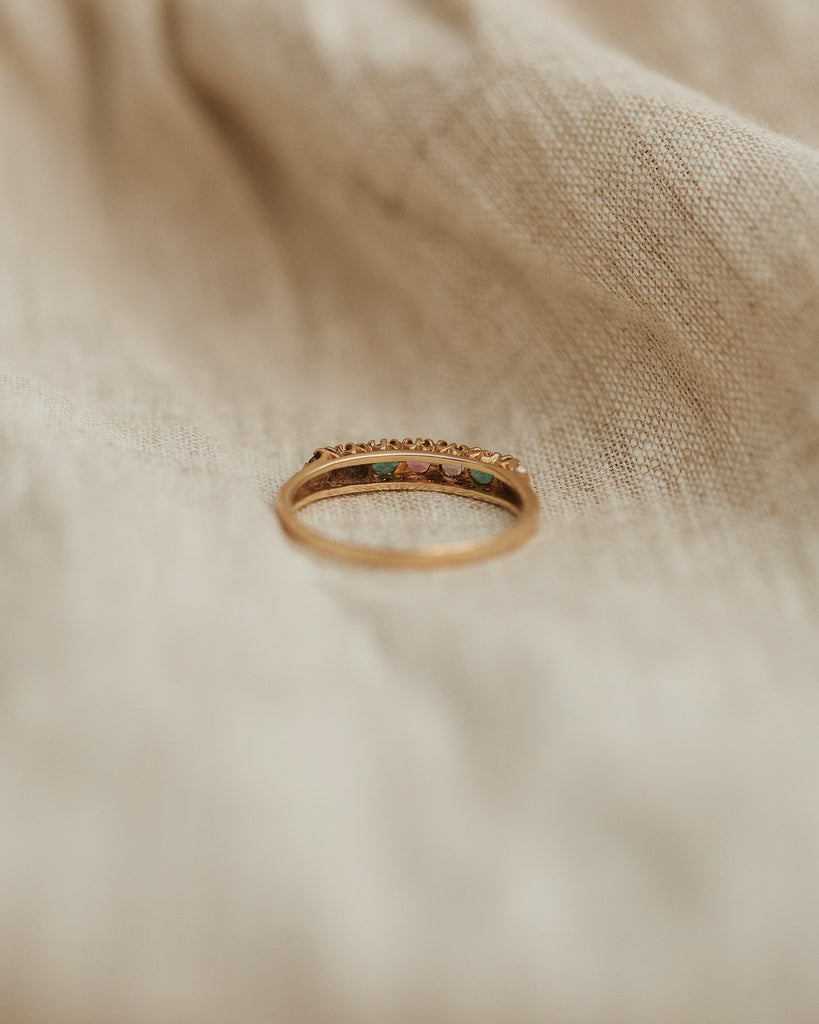 Delphine 9ct Gold DEAREST Ring