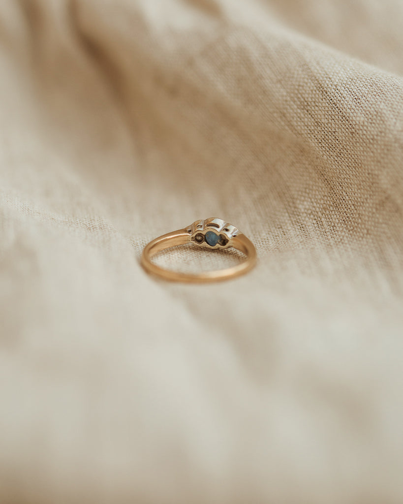 Penelope 9ct Gold Sapphire & Diamond Ring
