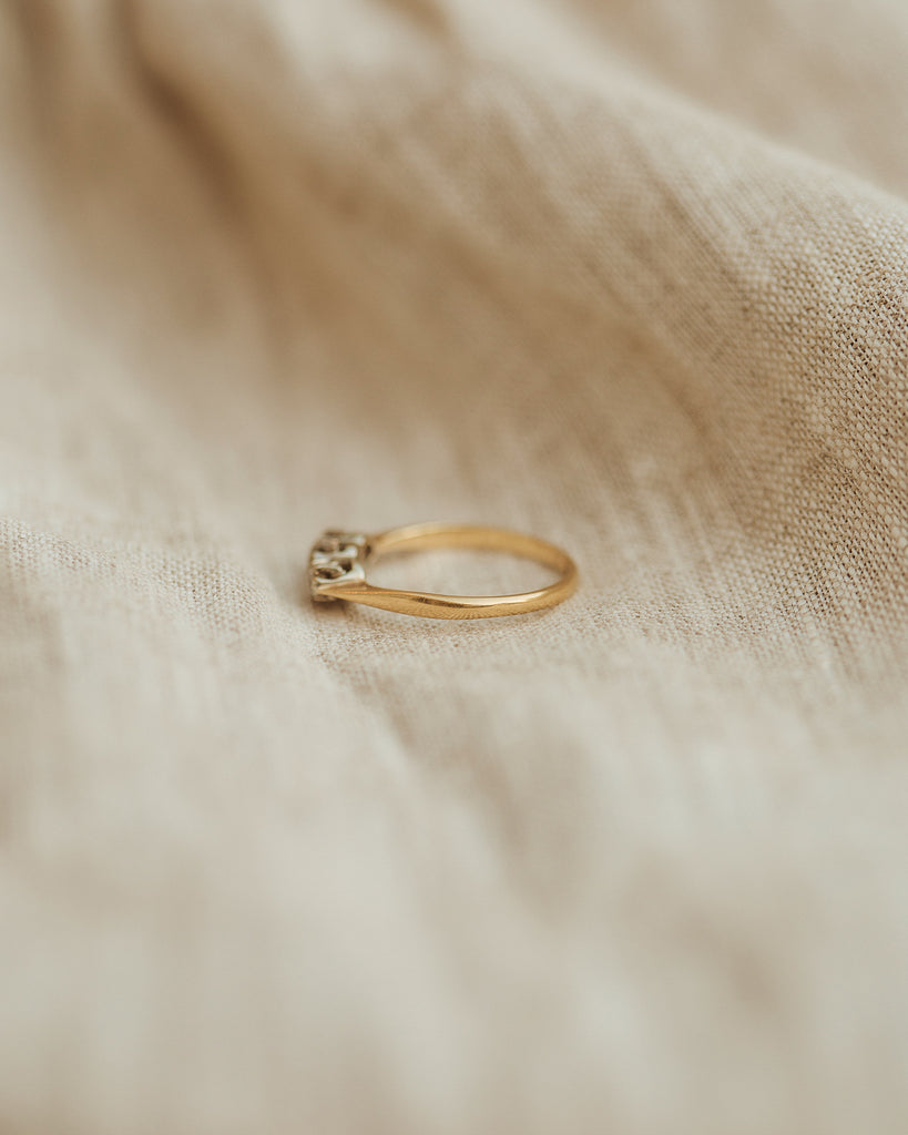 Peggy 18ct Gold Diamond Trilogy Ring
