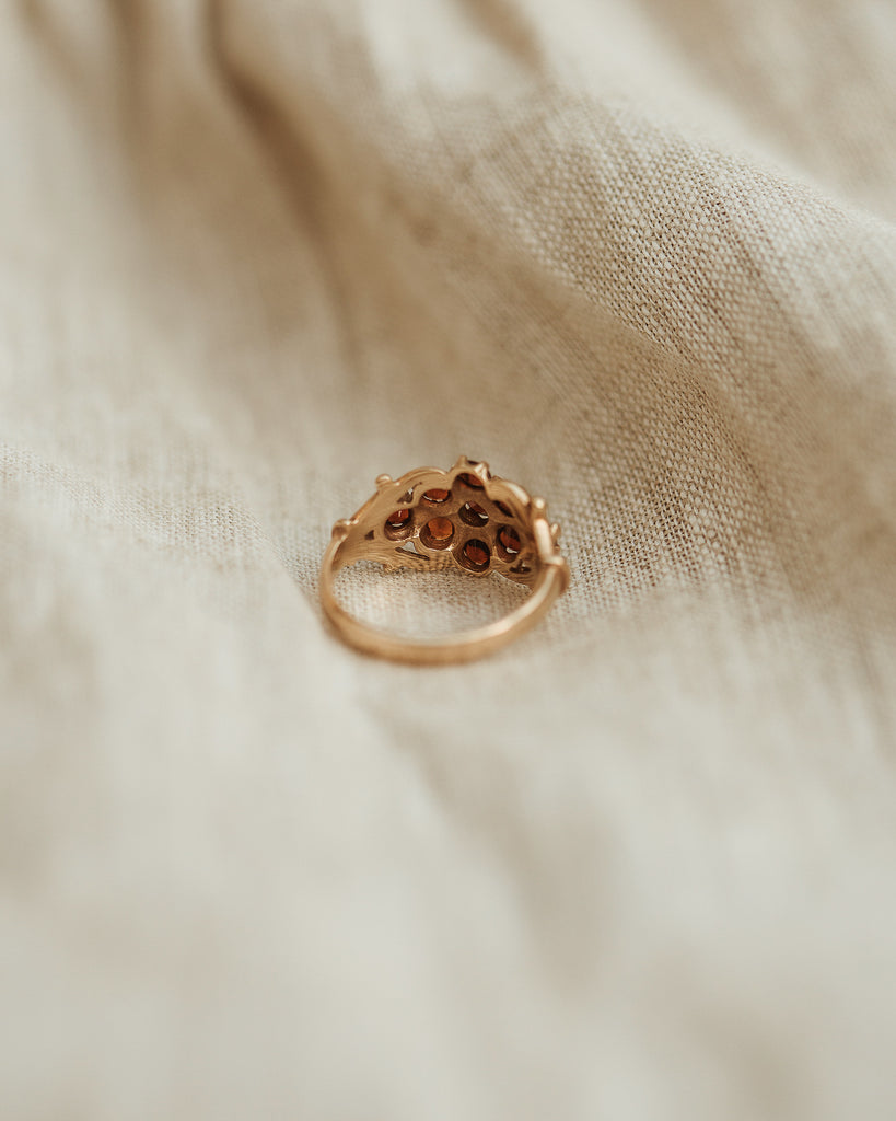 Nancy 9ct Gold Garnet Ring