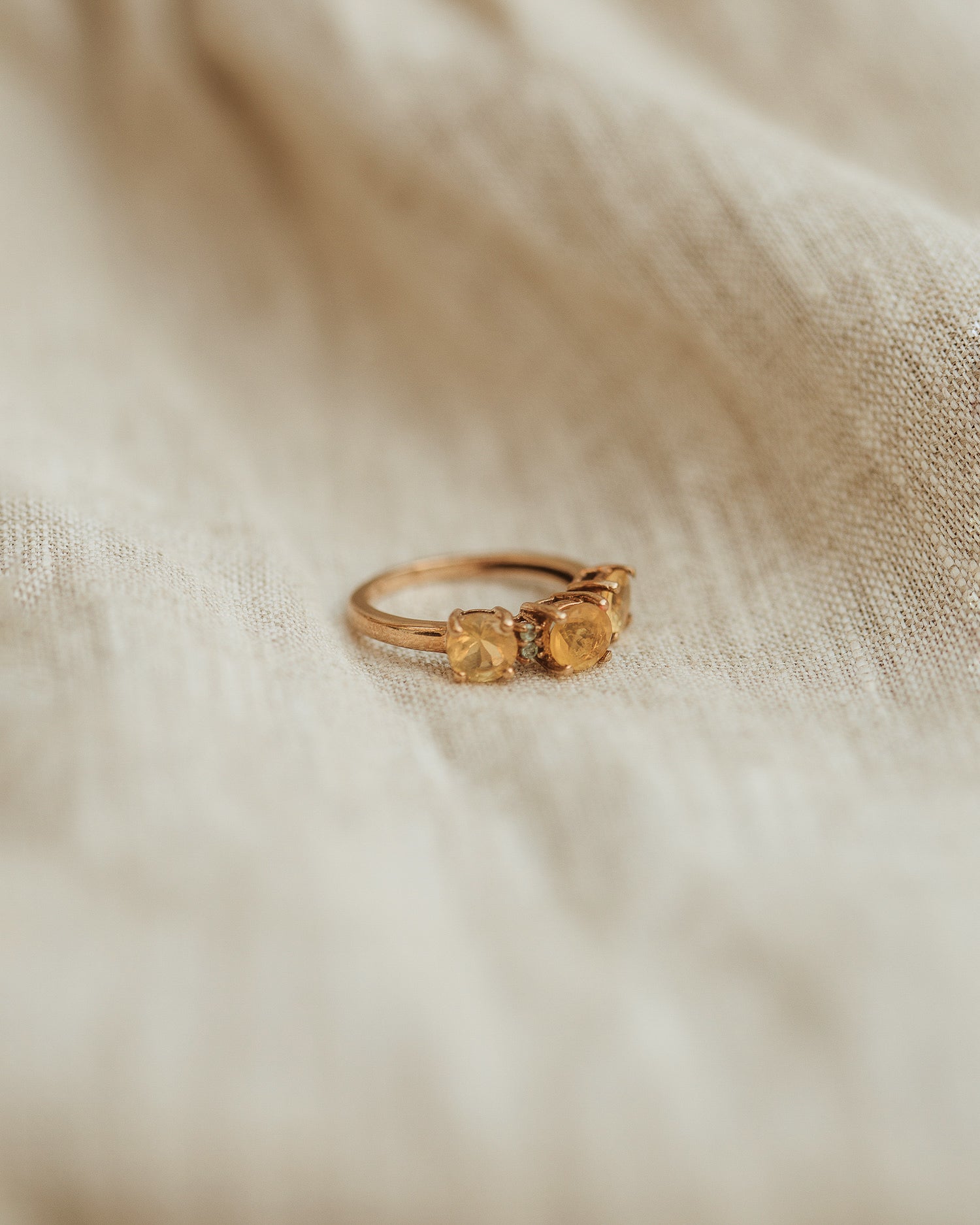 Meryl 9ct Gold Fire Opal Ring