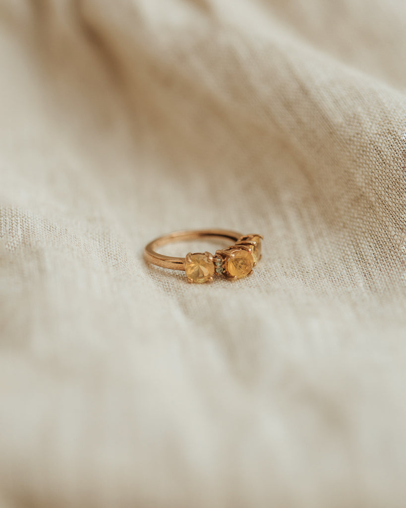 Meryl 9ct Gold Fire Opal Ring