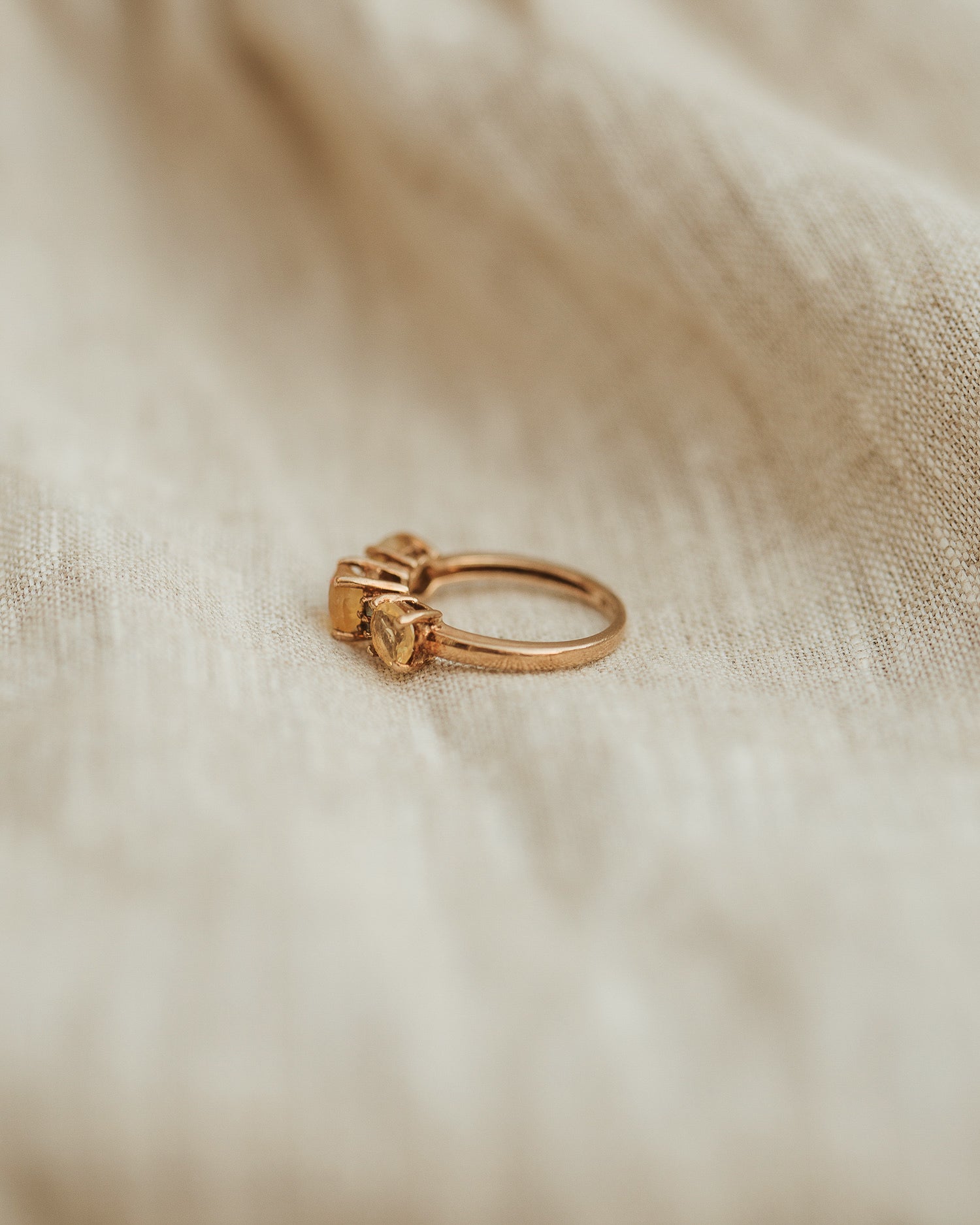 Meryl 9ct Gold Fire Opal Ring