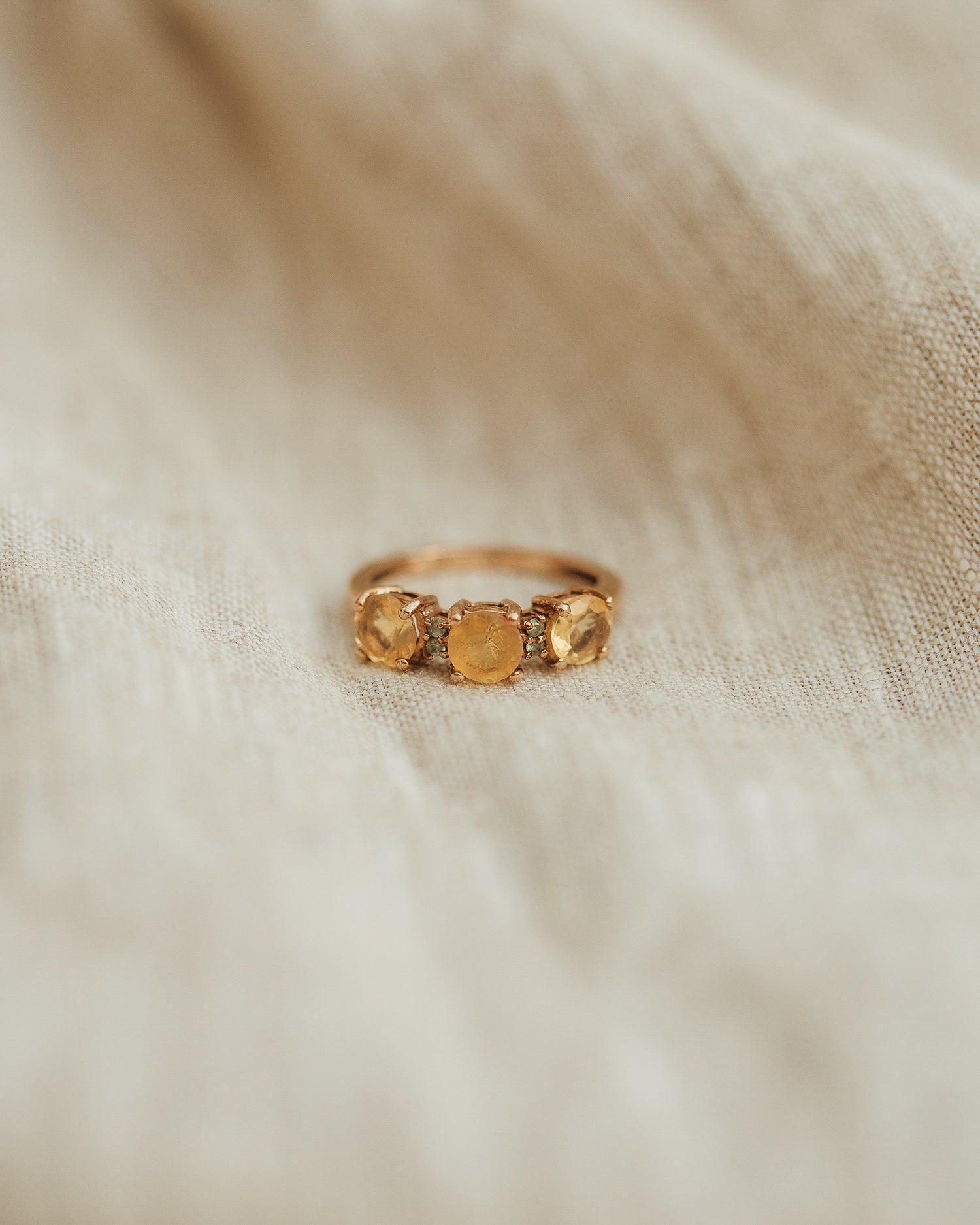Meryl 9ct Gold Fire Opal Ring